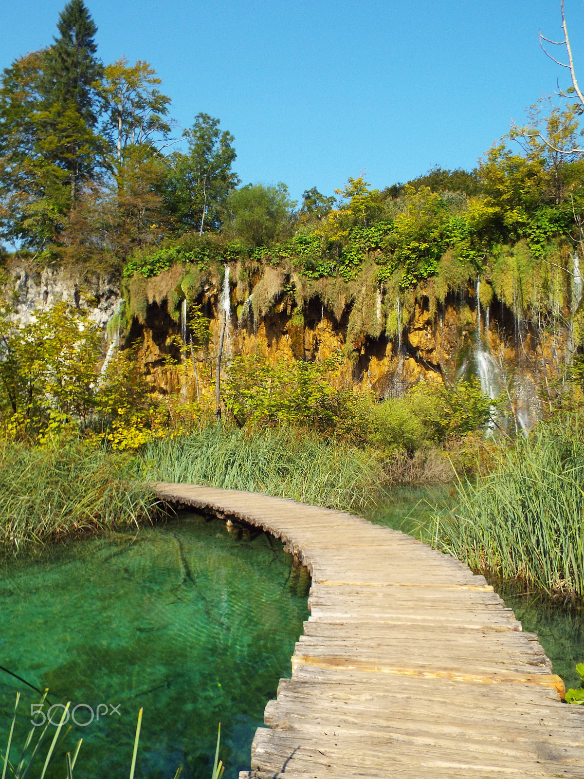 Fujifilm FinePix S8400W sample photo. Turquoise waterfalls photography