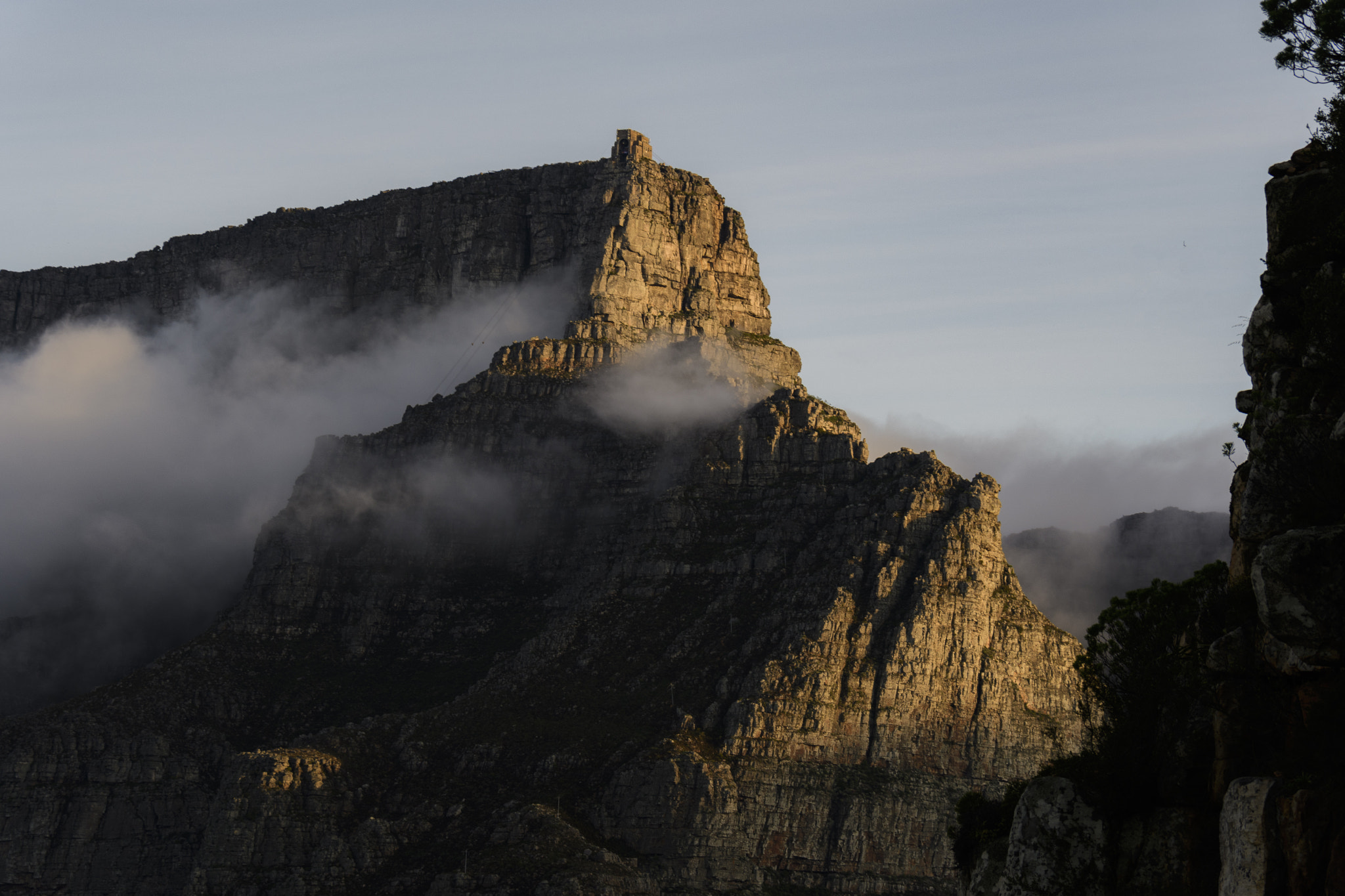 Nikon D500 sample photo. Table mountain light photography