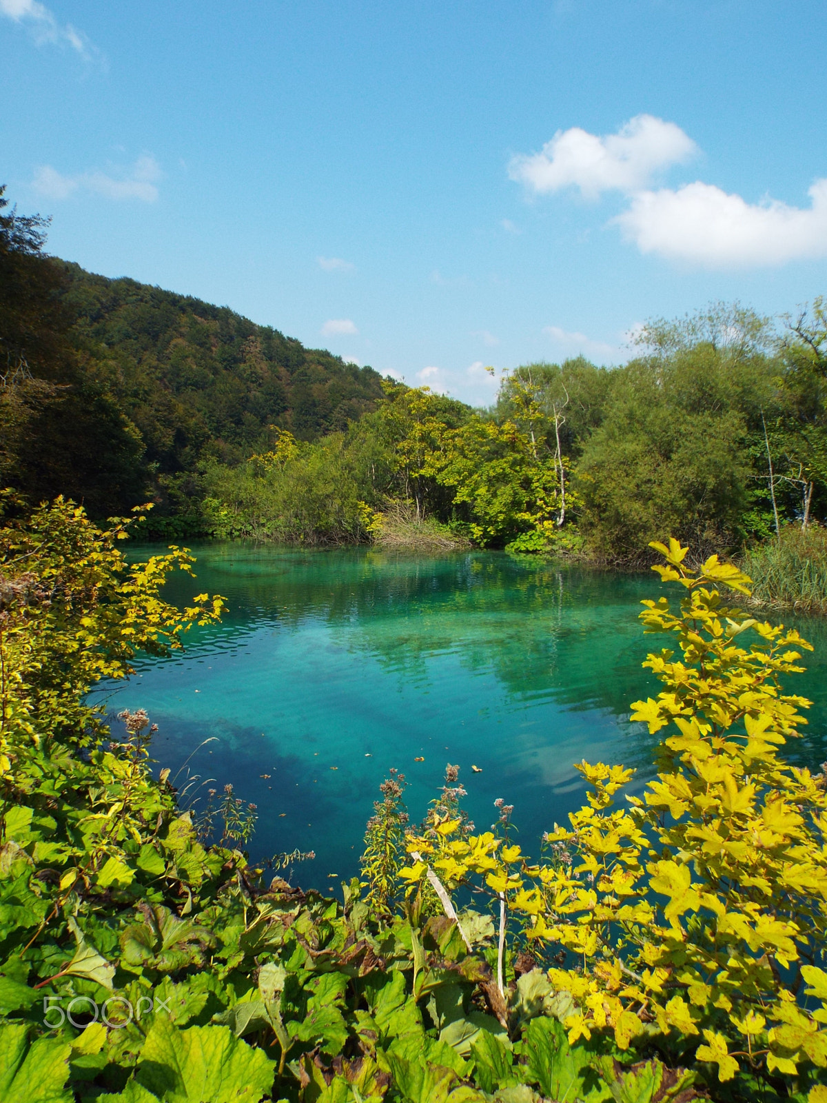 Fujifilm FinePix S8400W sample photo. Paradisiacal turquoise lake photography