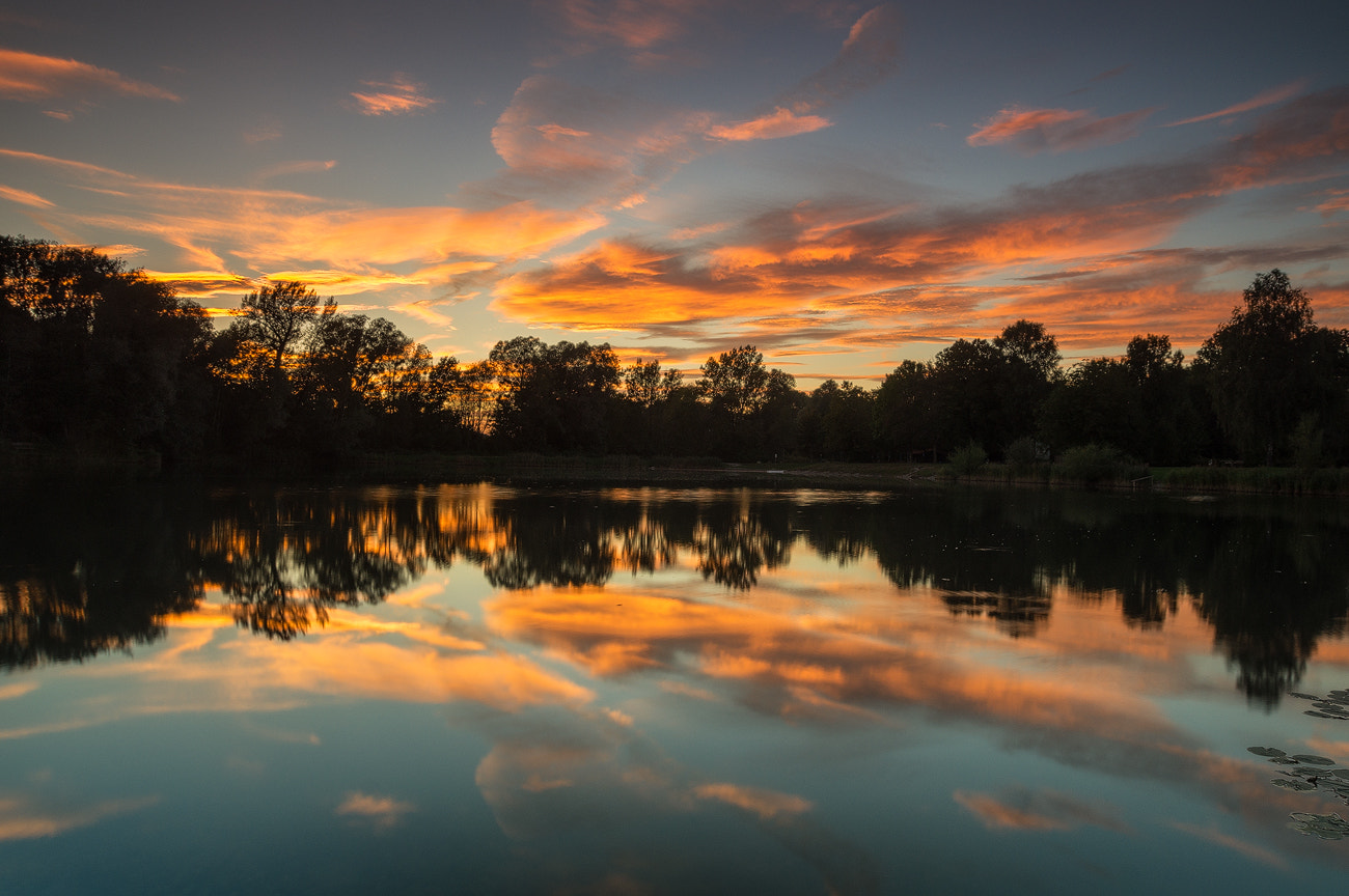 Sony SLT-A57 sample photo. Sunset mirror photography