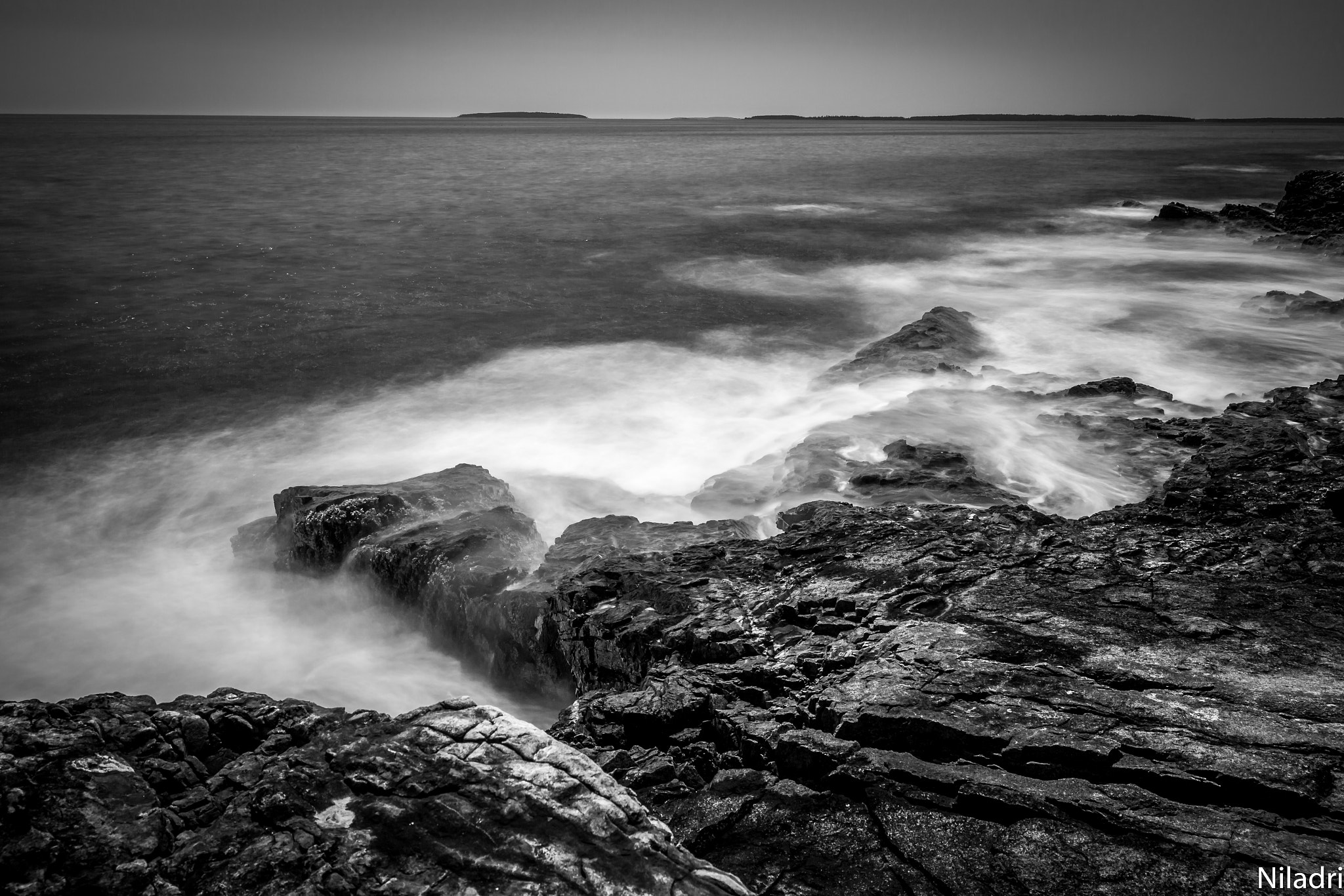 Canon EOS 7D + Canon EF 16-35mm F4L IS USM sample photo. Otter point, acadia photography
