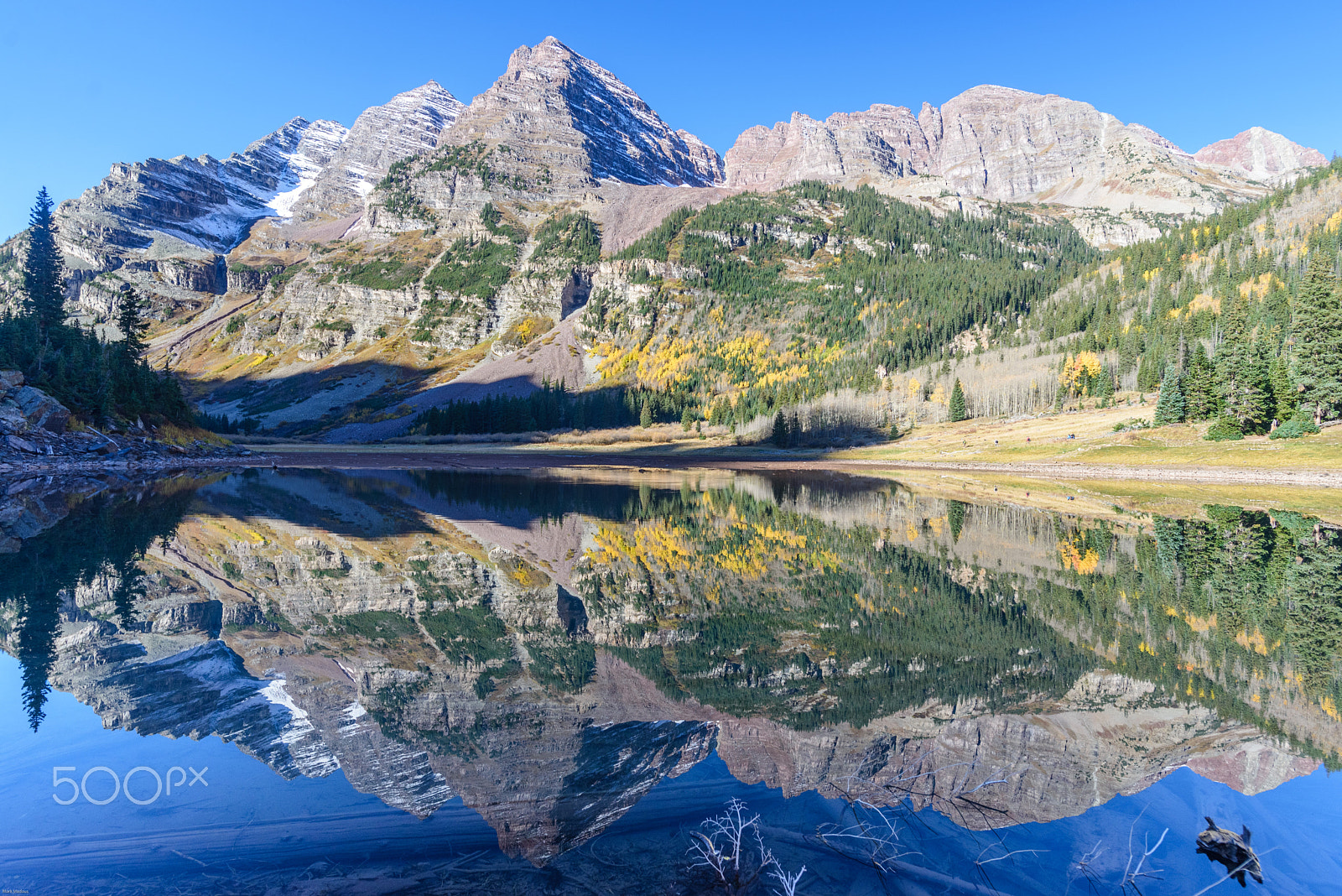 Nikon D600 sample photo. Maroon bells crater lake reflection photography