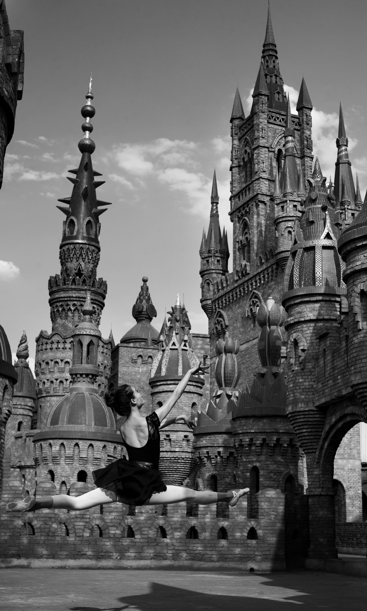 Nikon D3 + Sigma 50mm F1.4 EX DG HSM sample photo. Dancers under the castle photography