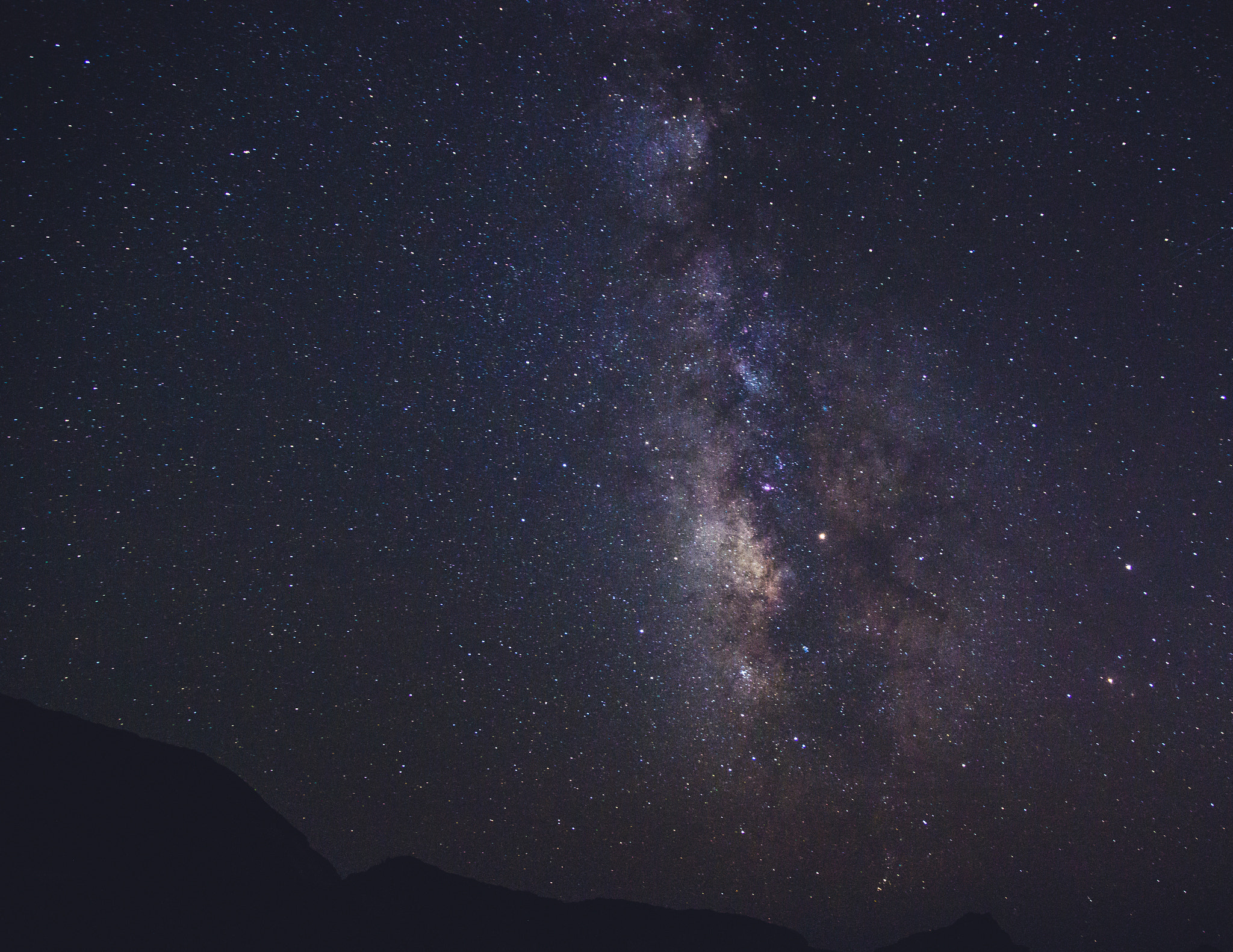 Pentax K-3 II sample photo. Milkyway at highway no. 1 - california photography