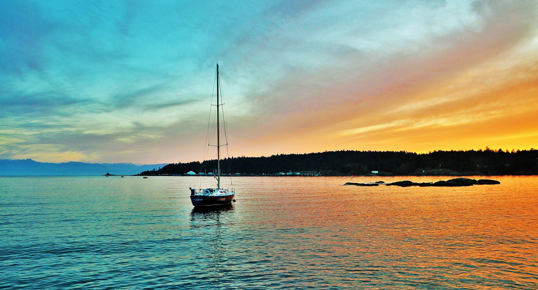 Sigma 17-70mm F2.8-4 DC Macro OS HSM sample photo. Fall westcoast sunset photography