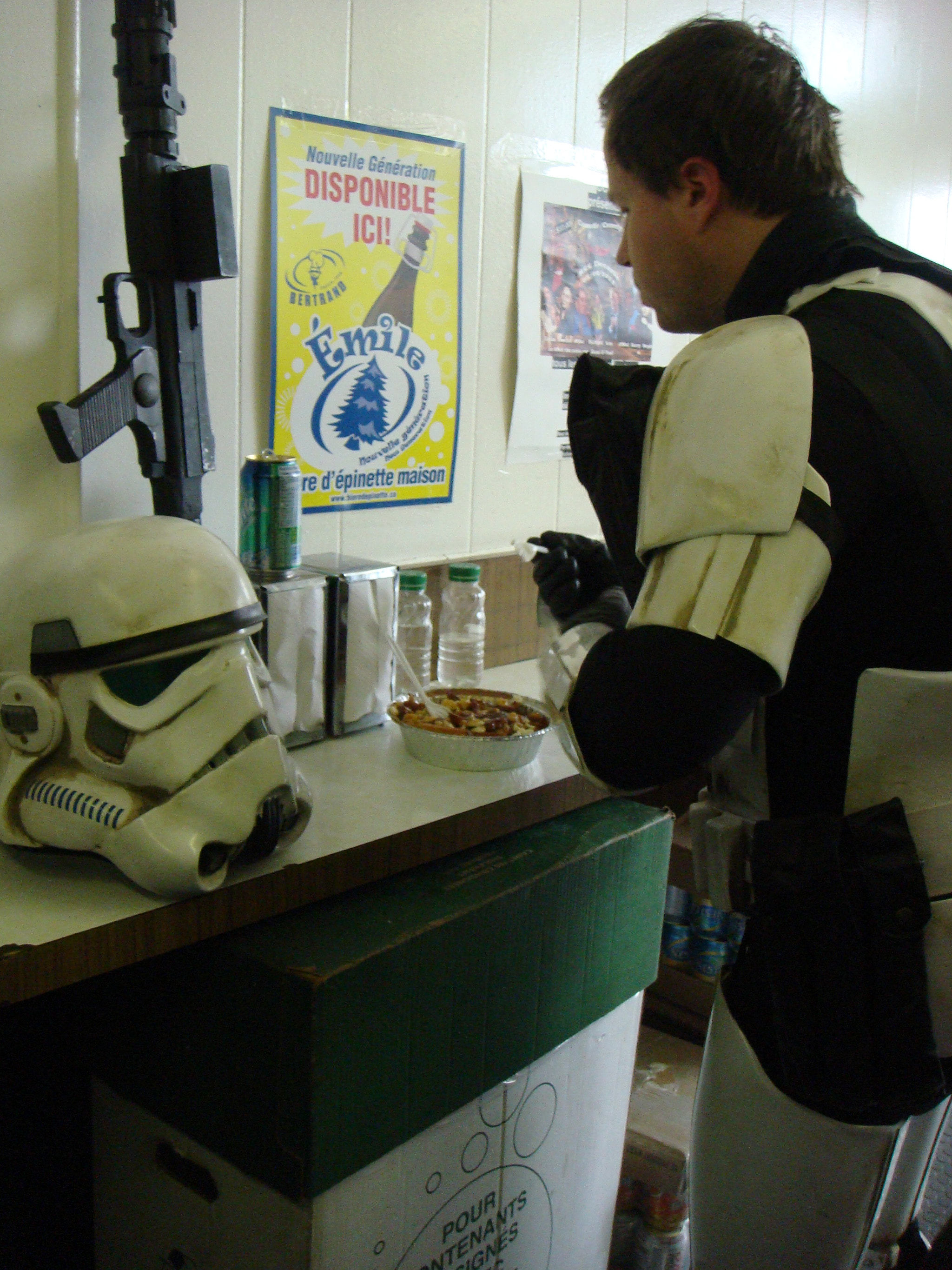 Sony DSC-T100 sample photo. Even stormtroopers take lunch breaks photography