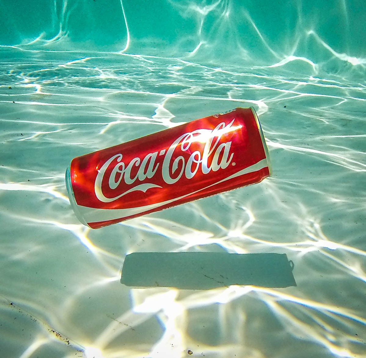 GoPro HERO sample photo. Daily coca-cola picture : in  the pool photography