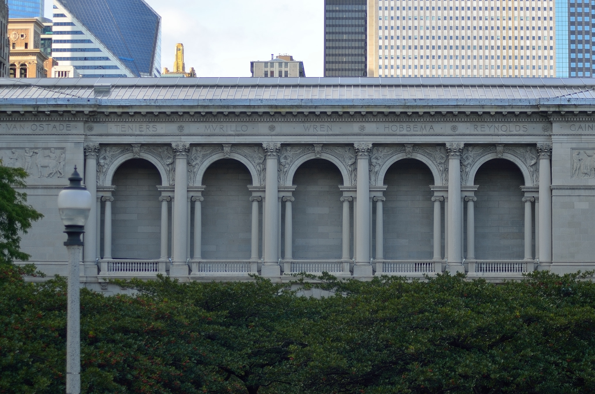 Nikon AF Nikkor 70-300mm F4-5.6G sample photo. Art institute south facade photography