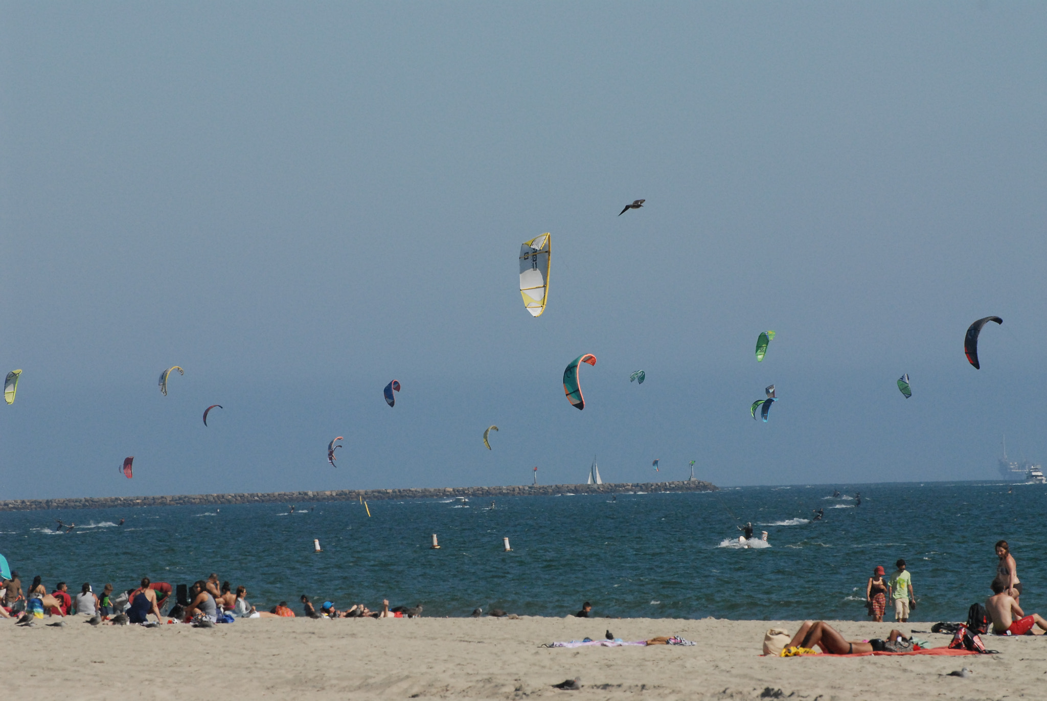 Nikon D200 sample photo. Parasailing (2013) photography