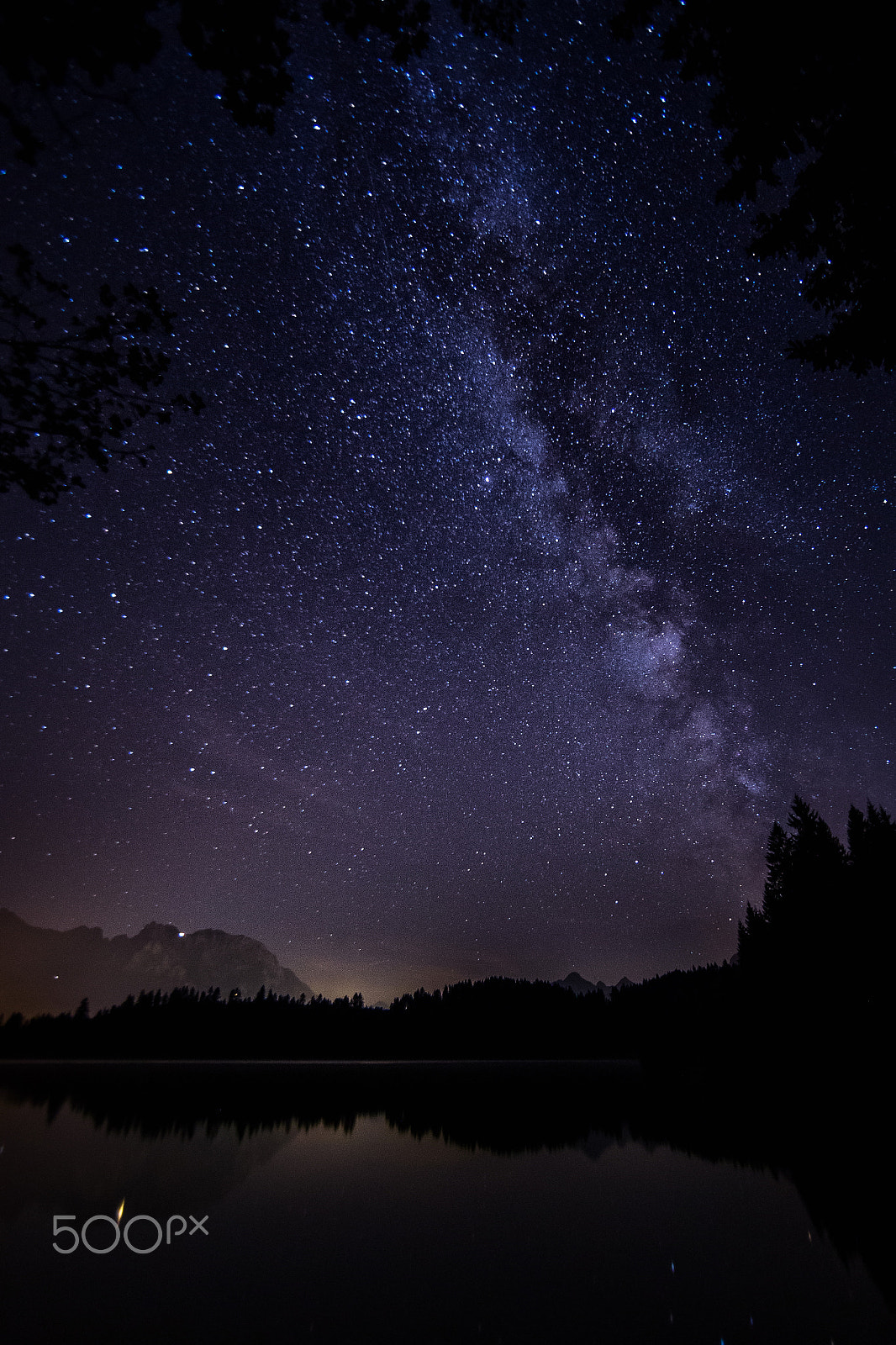 Canon EOS 6D + Canon EF 14mm F2.8L II USM sample photo. The milky way over the bavarian alps photography