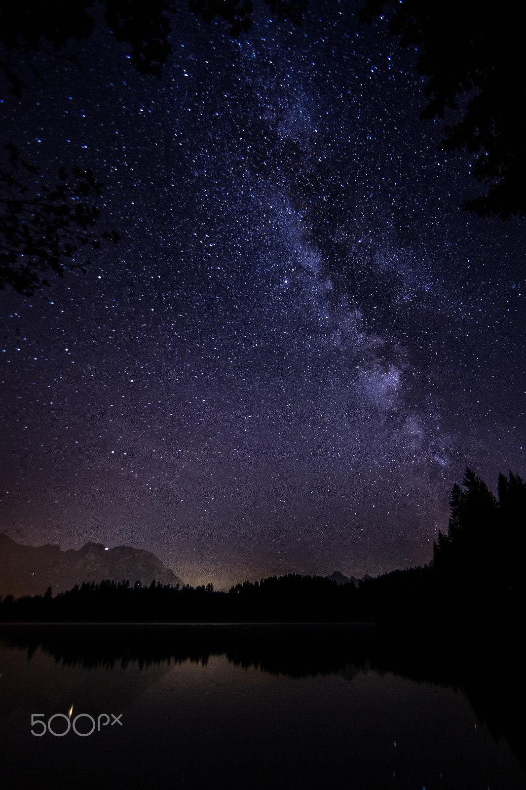 Canon EF 14mm F2.8L II USM sample photo. The milky way over the bavarian alps photography