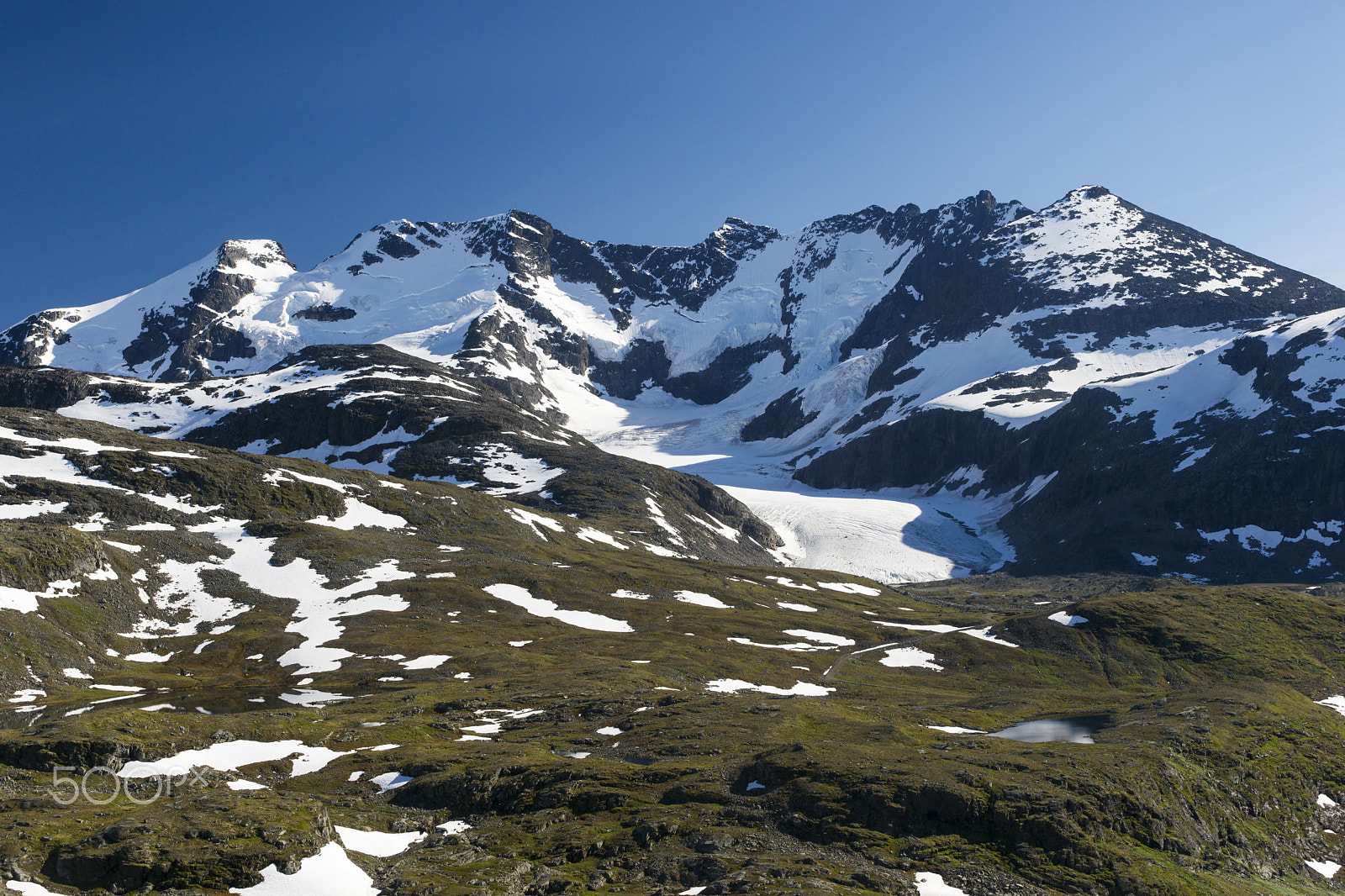 Sony Alpha DSLR-A850 sample photo. Store skagastølstind, norway photography