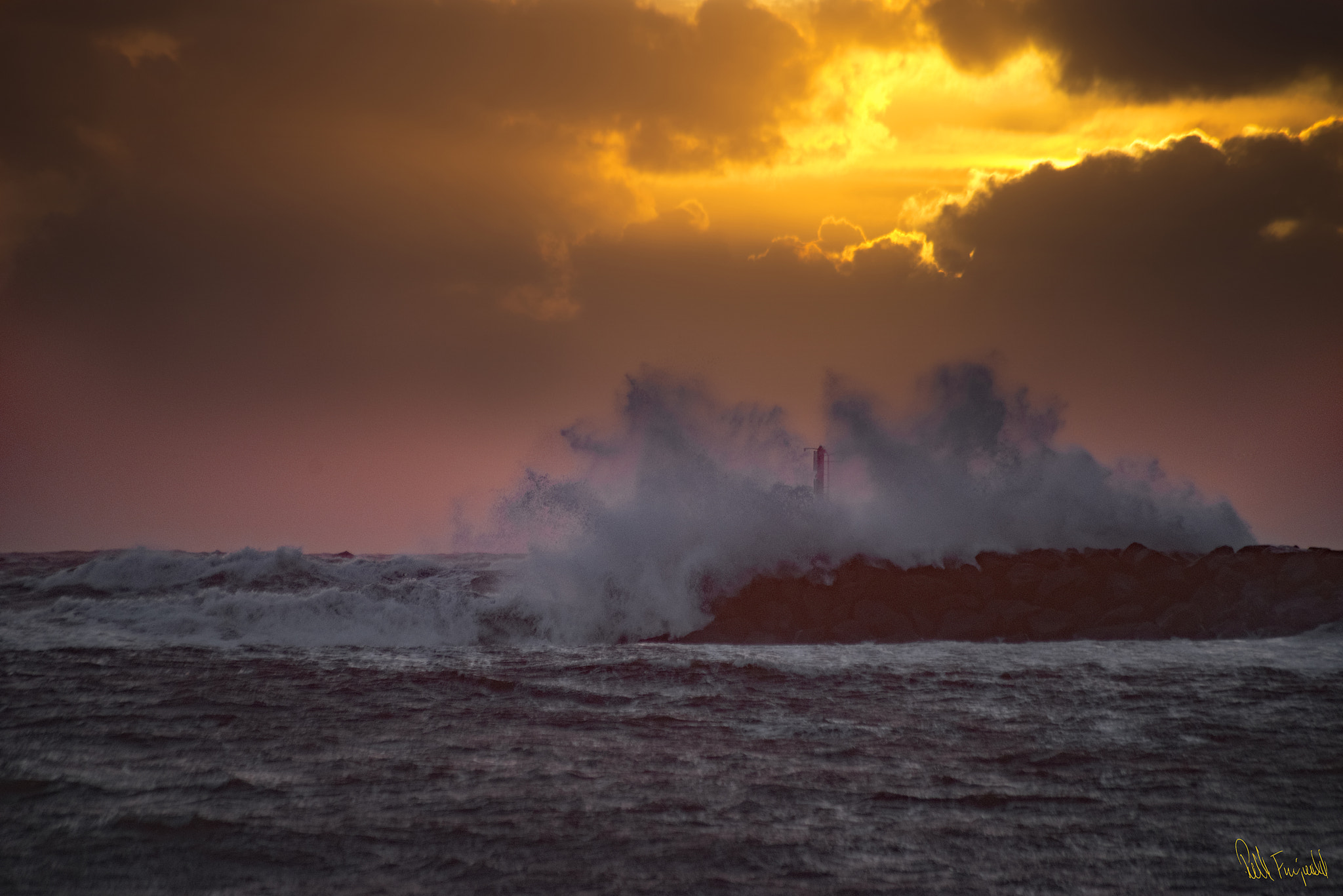 Pentax K-1 + Sigma sample photo. Storm at the north sea photography