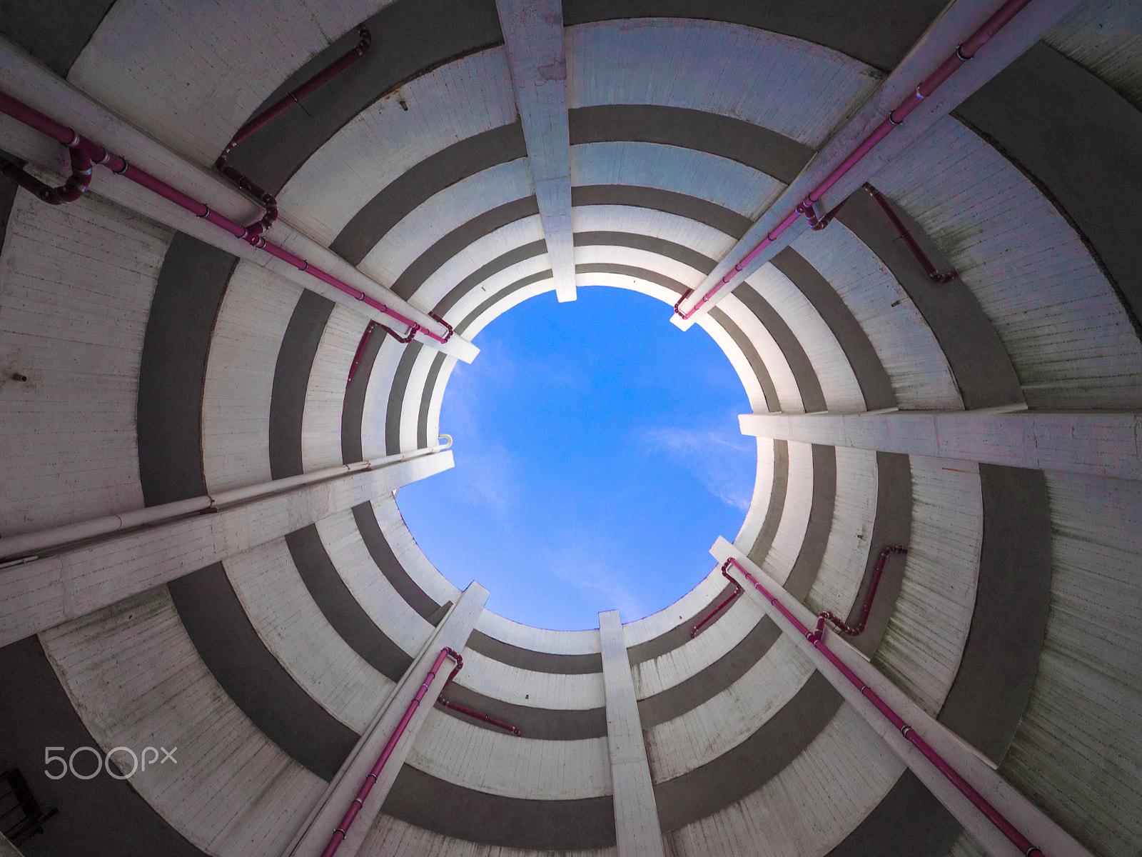 Olympus OM-D E-M1 sample photo. Spiral to the sky photography