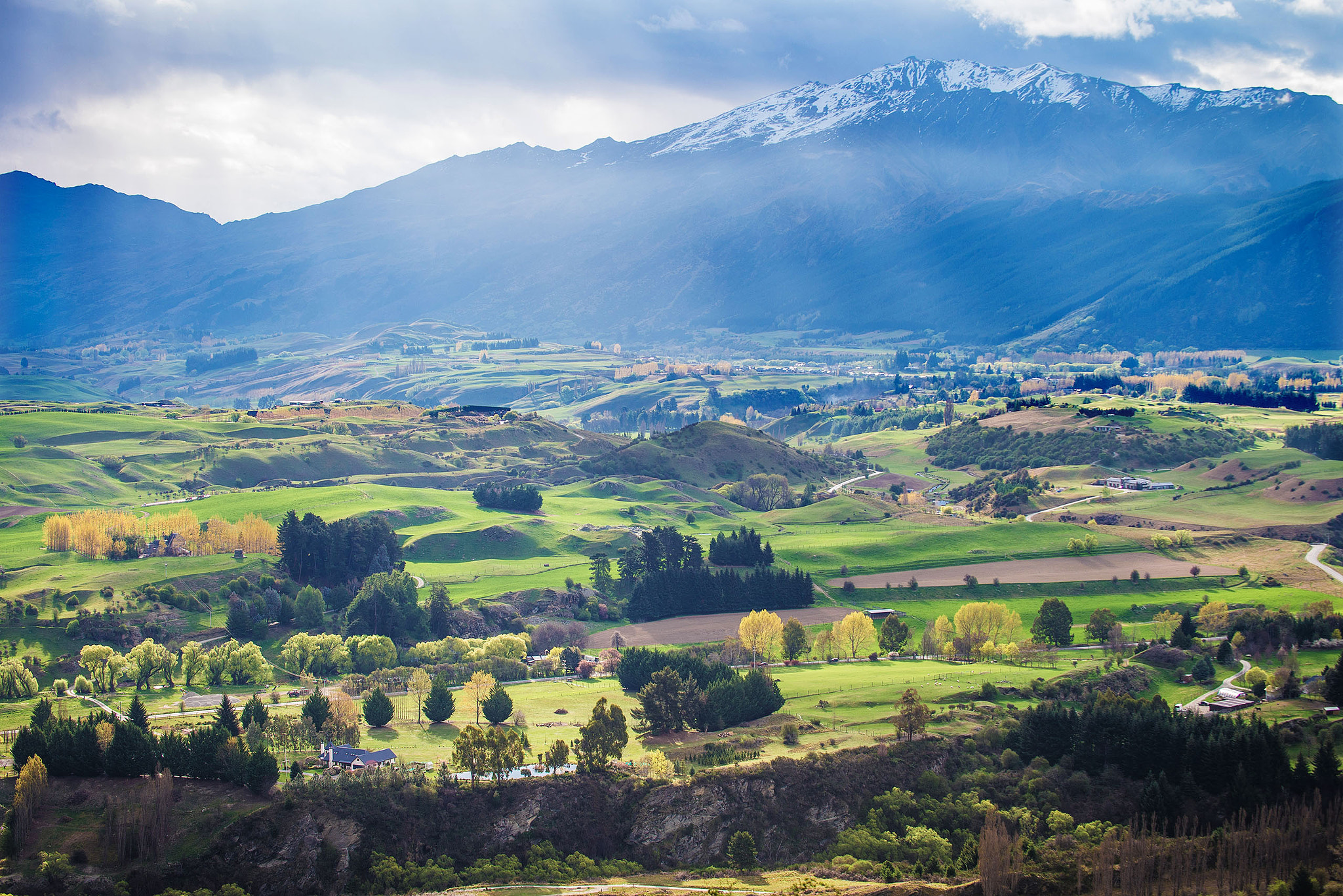 Nikon D600 sample photo. Queenstown after a shower in spring photography