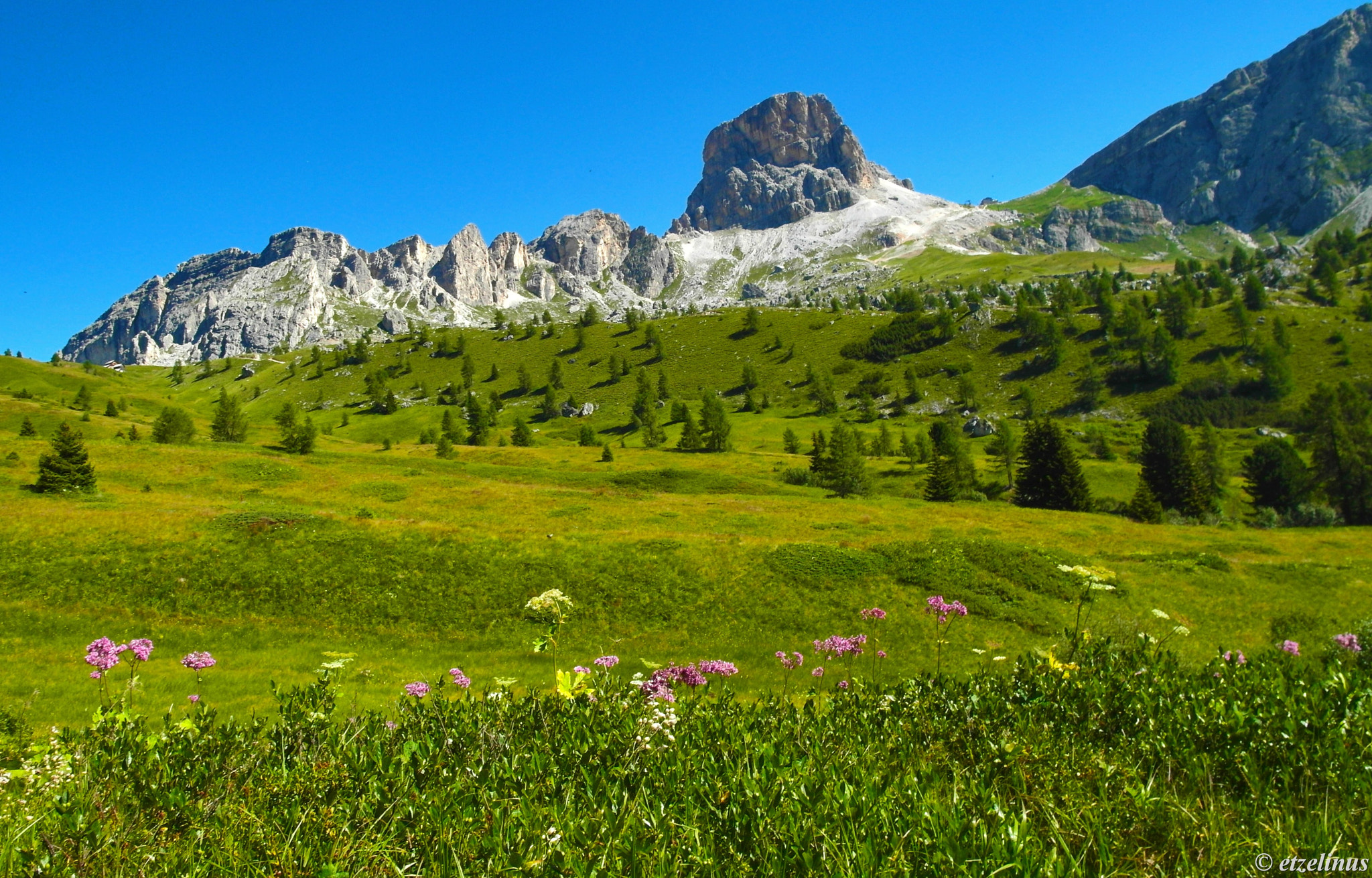 Samsung EX1 sample photo. Dolomiti, monte averau photography