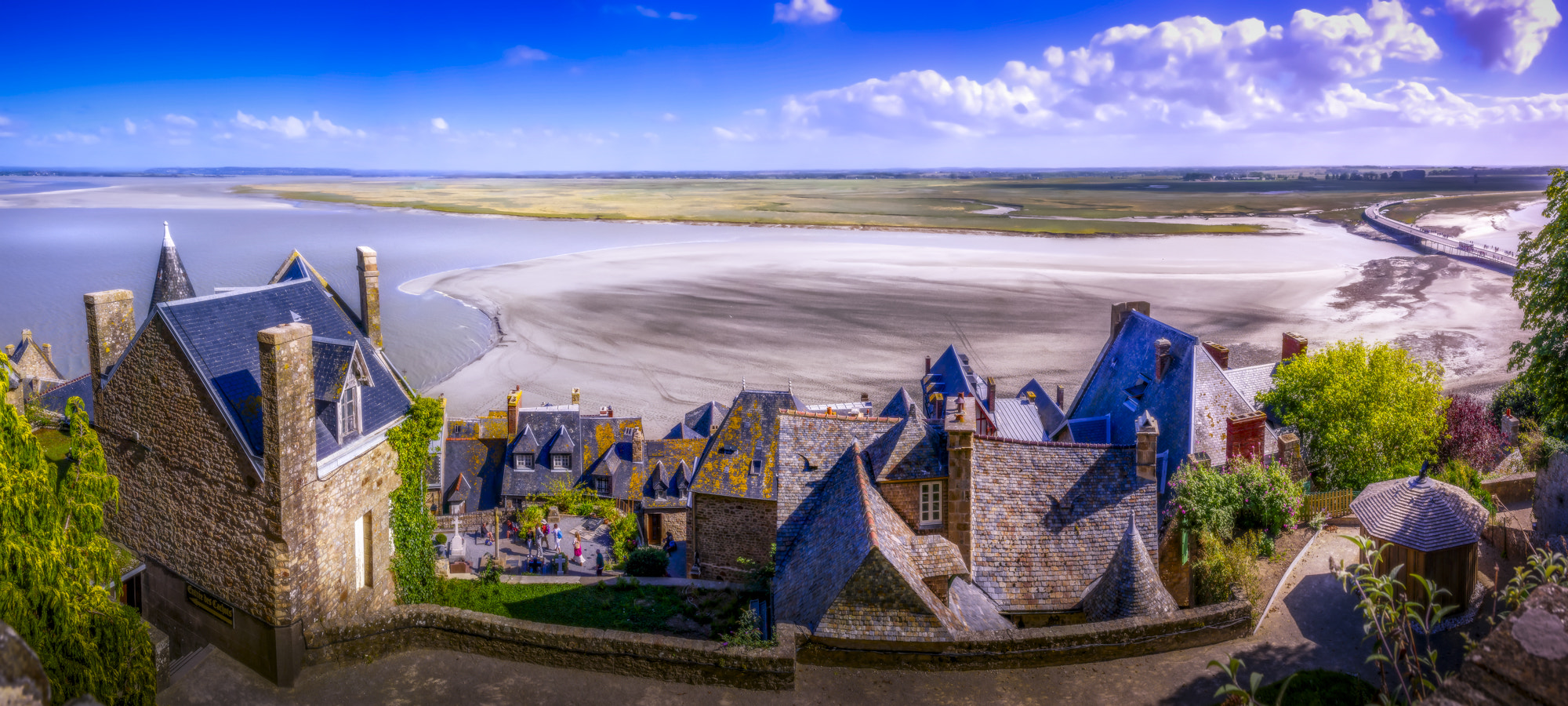 Nikon D810 + Nikon AF-S Nikkor 24mm F1.4G ED sample photo. Mont saint-michel photography