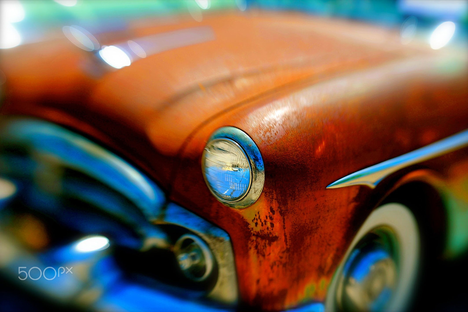 Nikon D3 + AF Nikkor 50mm f/1.8 sample photo. Packard car show photography