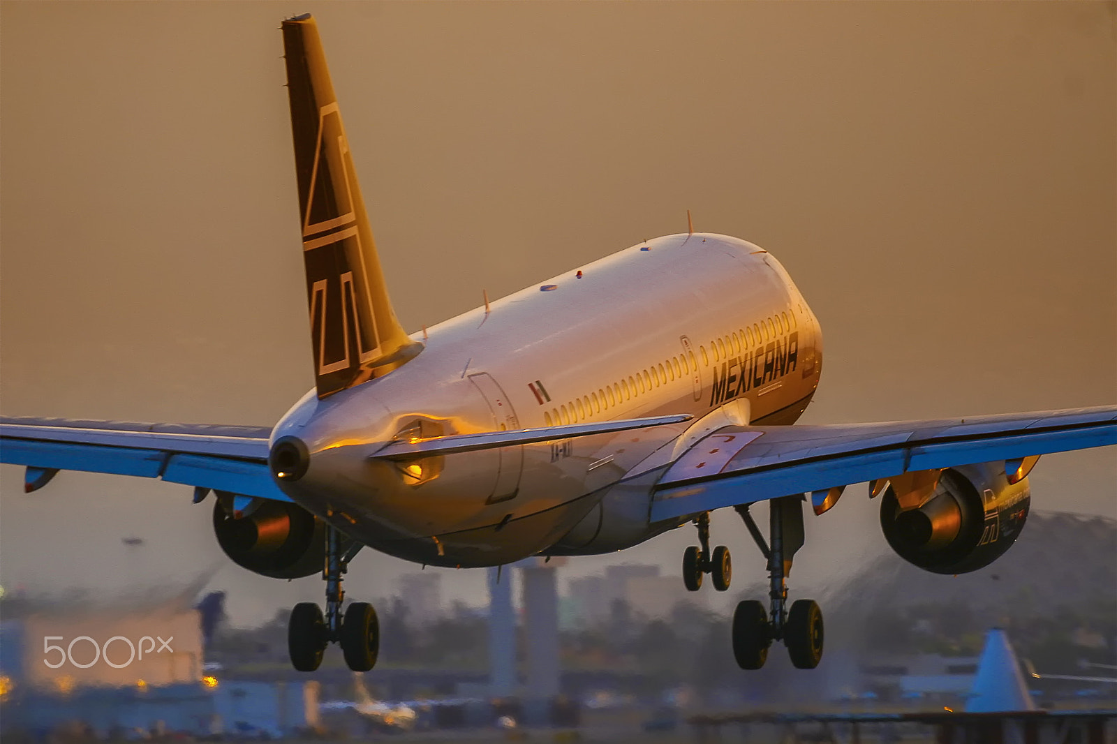 Canon EF 100-400mm F4.5-5.6L IS USM sample photo. Airbus 319 photography