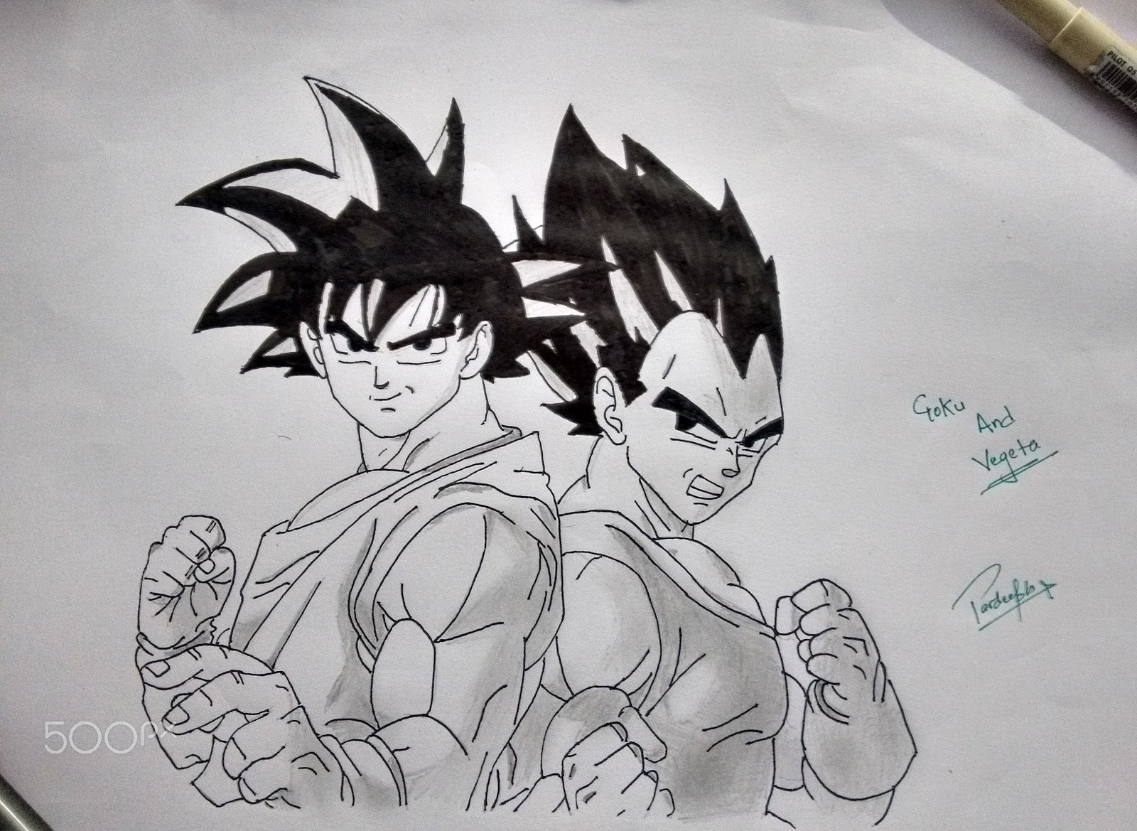 Motorola Moto G 2014 sample photo. Goku and vegeta photography