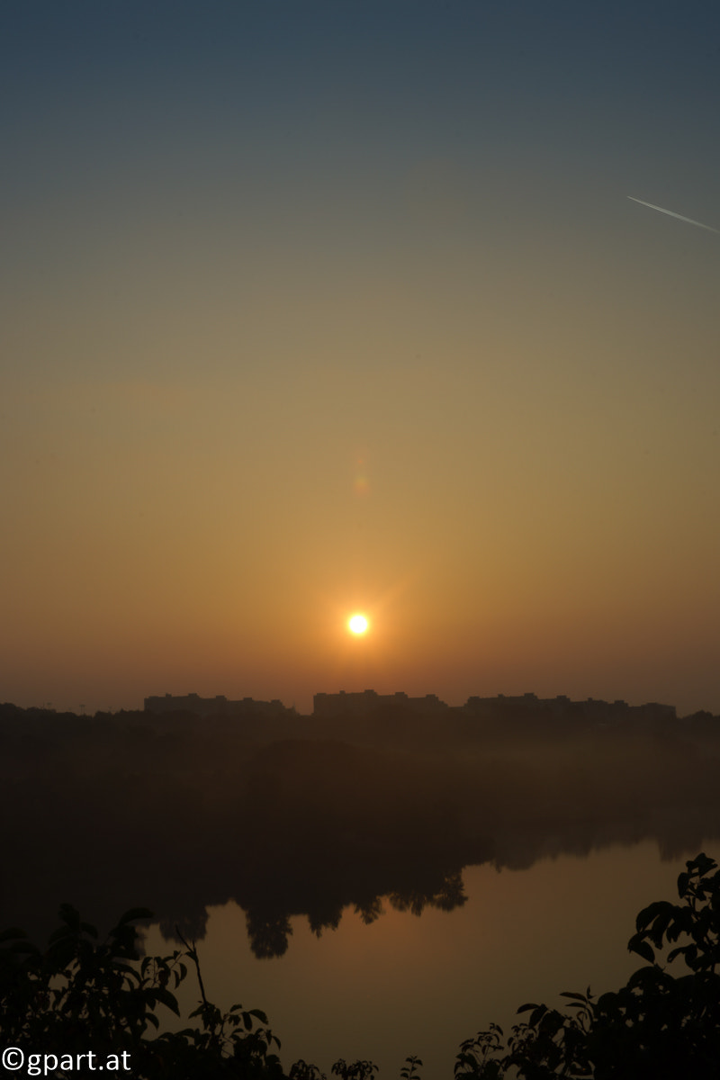 Sony SLT-A99V + Minolta AF 50mm F1.7 sample photo. Sunrise at wienerberg photography