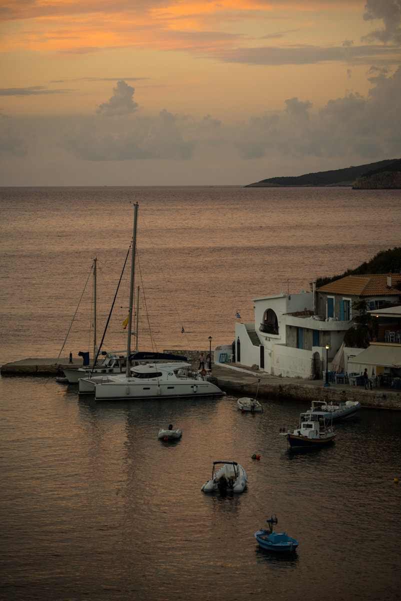 Sony a7S + Sony FE 70-200mm F4 G OSS sample photo. Evening in assos photography