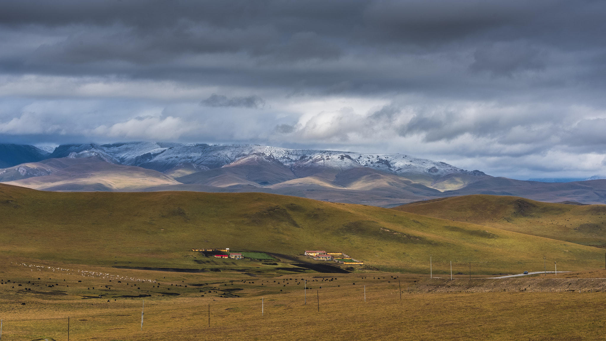 Nikon D800E sample photo. Late autumn in plateau photography