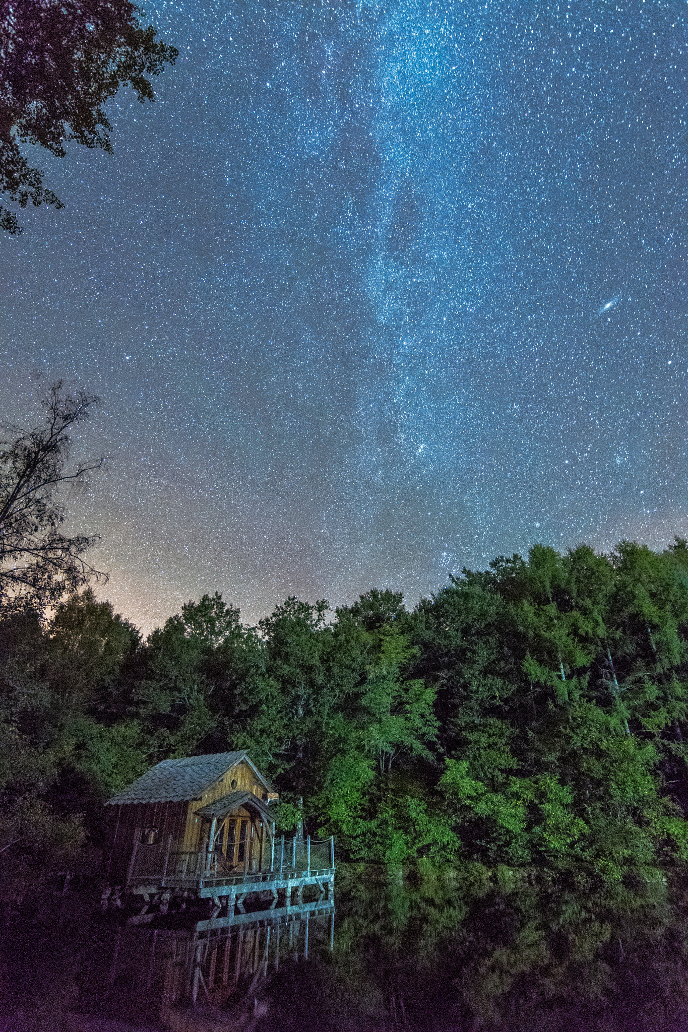 Nikon D500 sample photo. Milky way on a lake photography