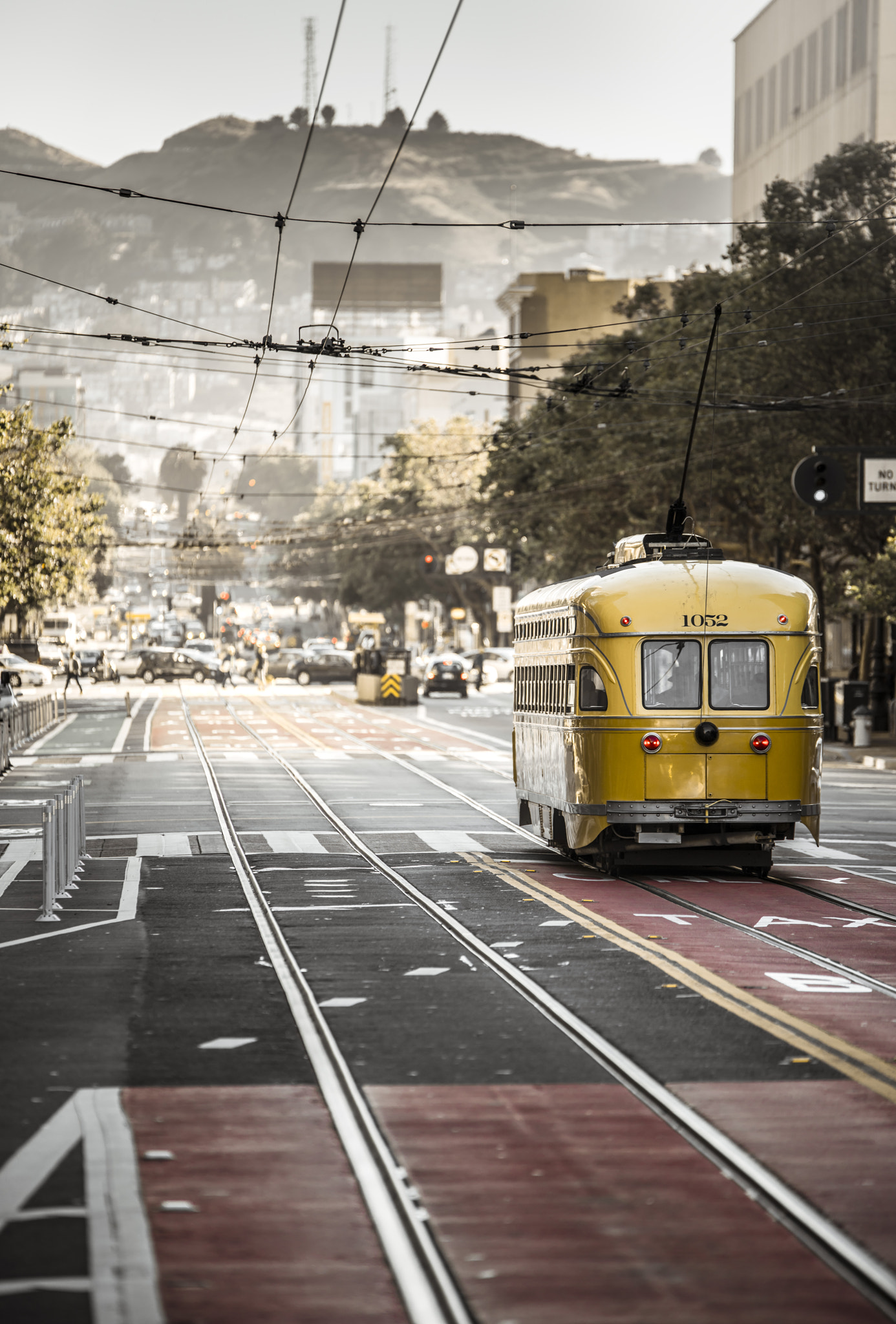 Sony a7R II sample photo. Sf tram photography