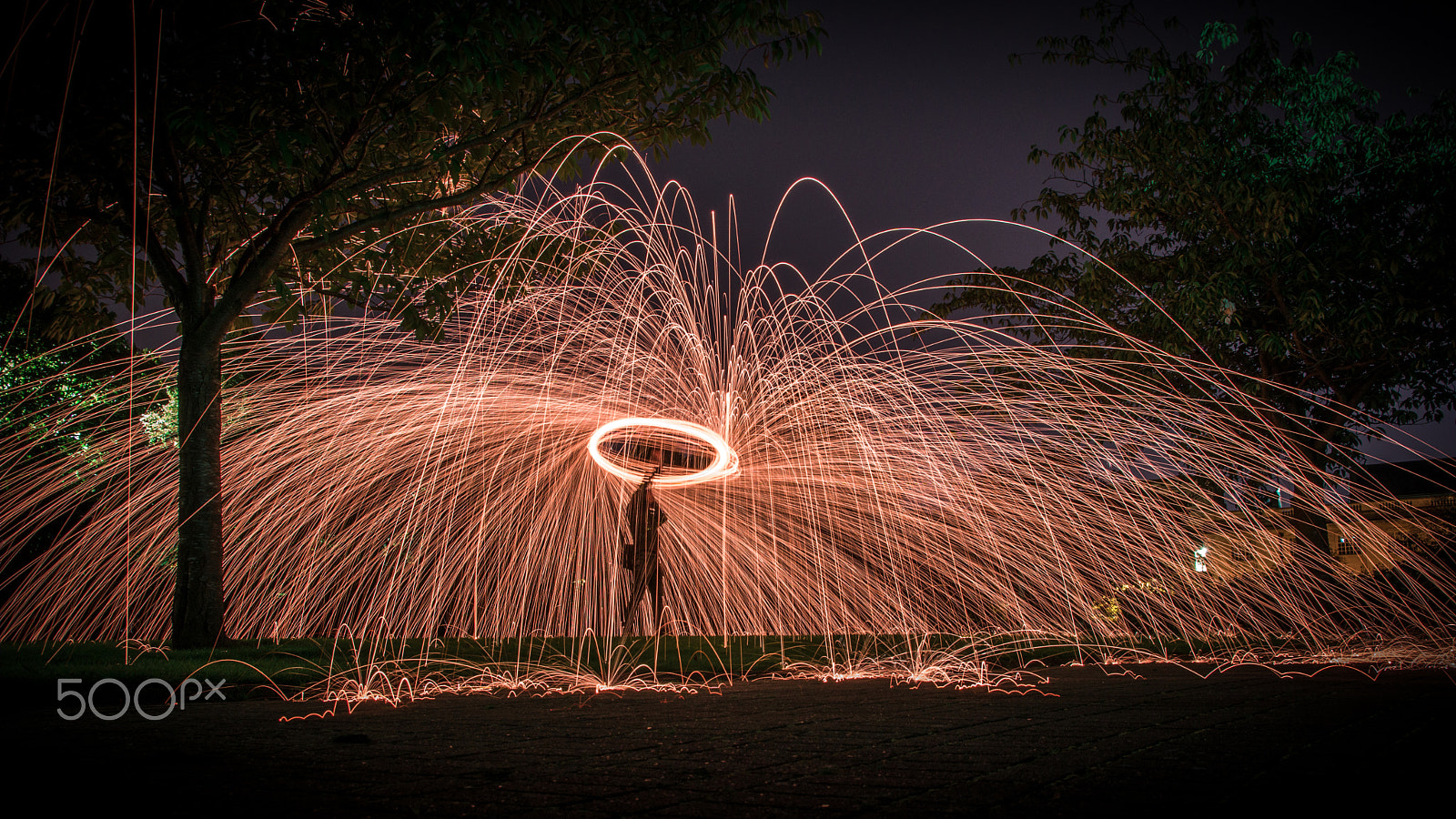 Pentax K-70 sample photo. Fire in the rain photography