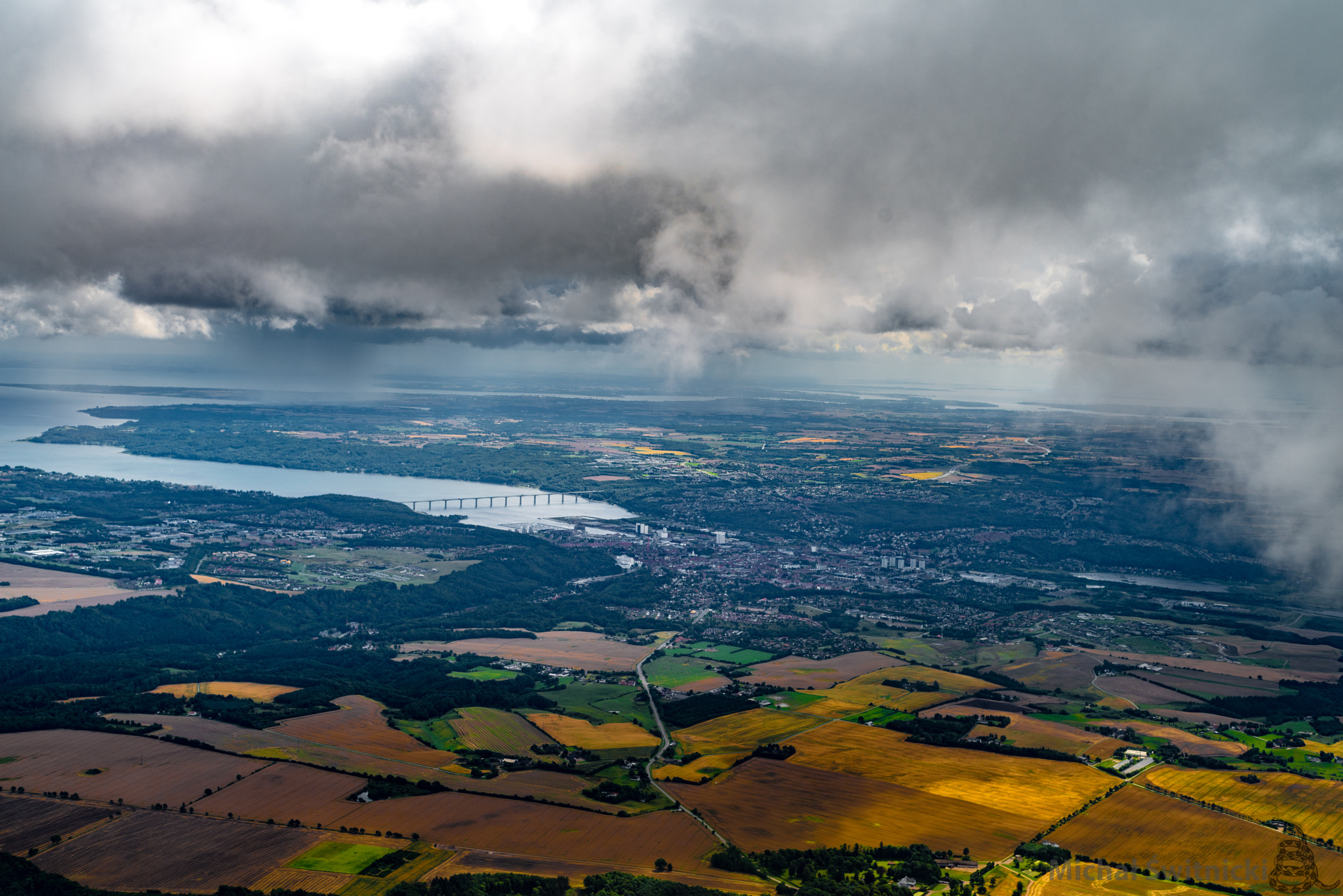 Pentax K-1 sample photo. Denmark at high summer from above photography