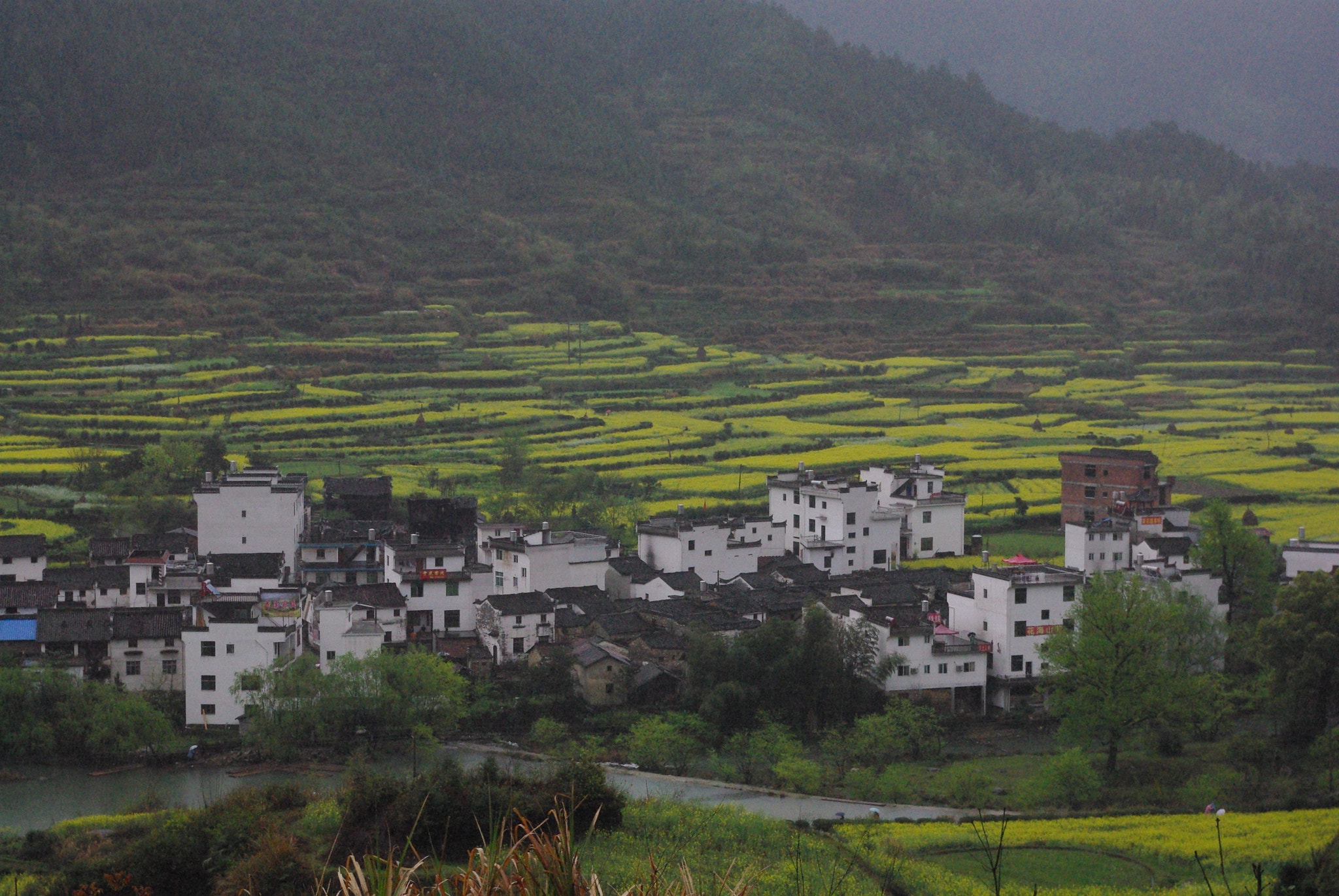 Pentax K200D sample photo. Village at wuyuan photography