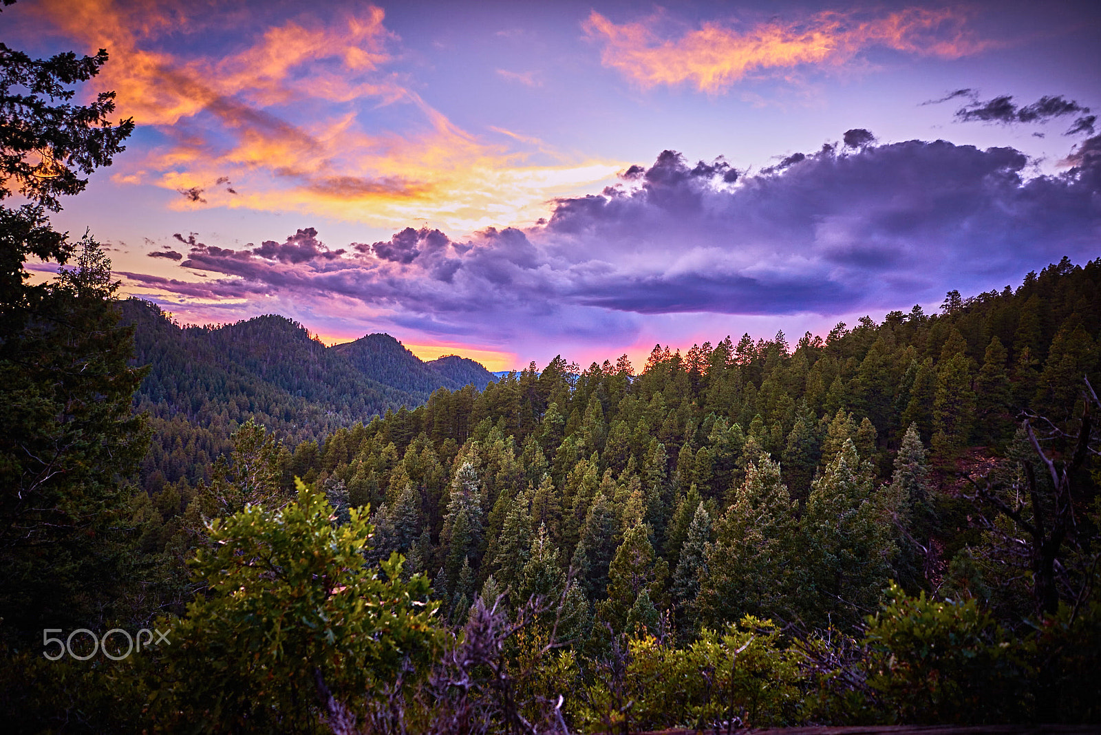 Sony a7R sample photo. Colorado sunset photography