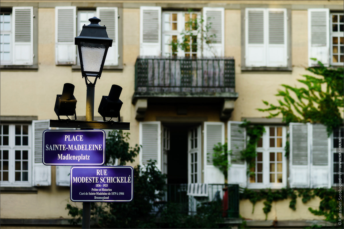 Minolta AF 80-200mm F2.8 HS-APO G sample photo. Old building view in historical center of strasbourg photography