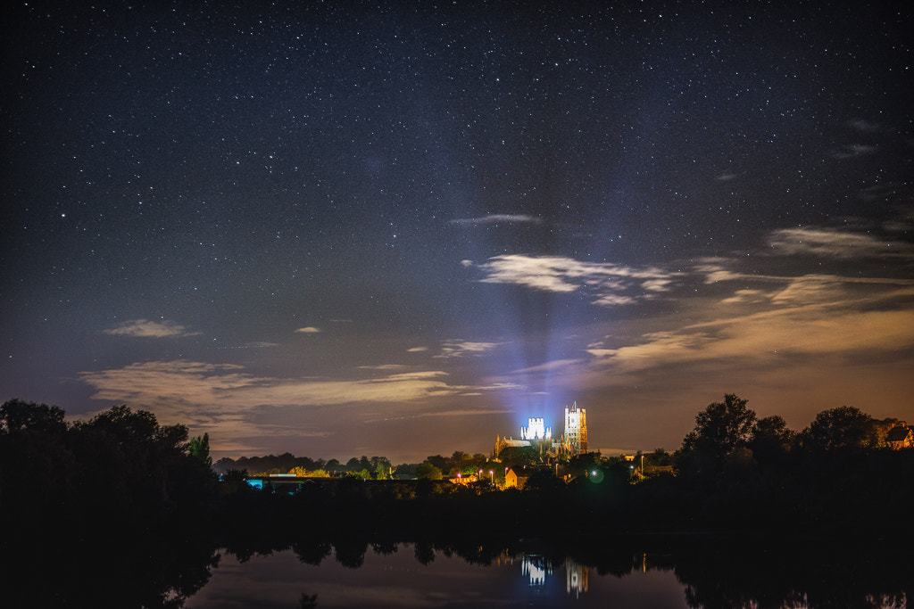 Sony a7 + E 50mm F1.4 sample photo. Starry night over ely photography