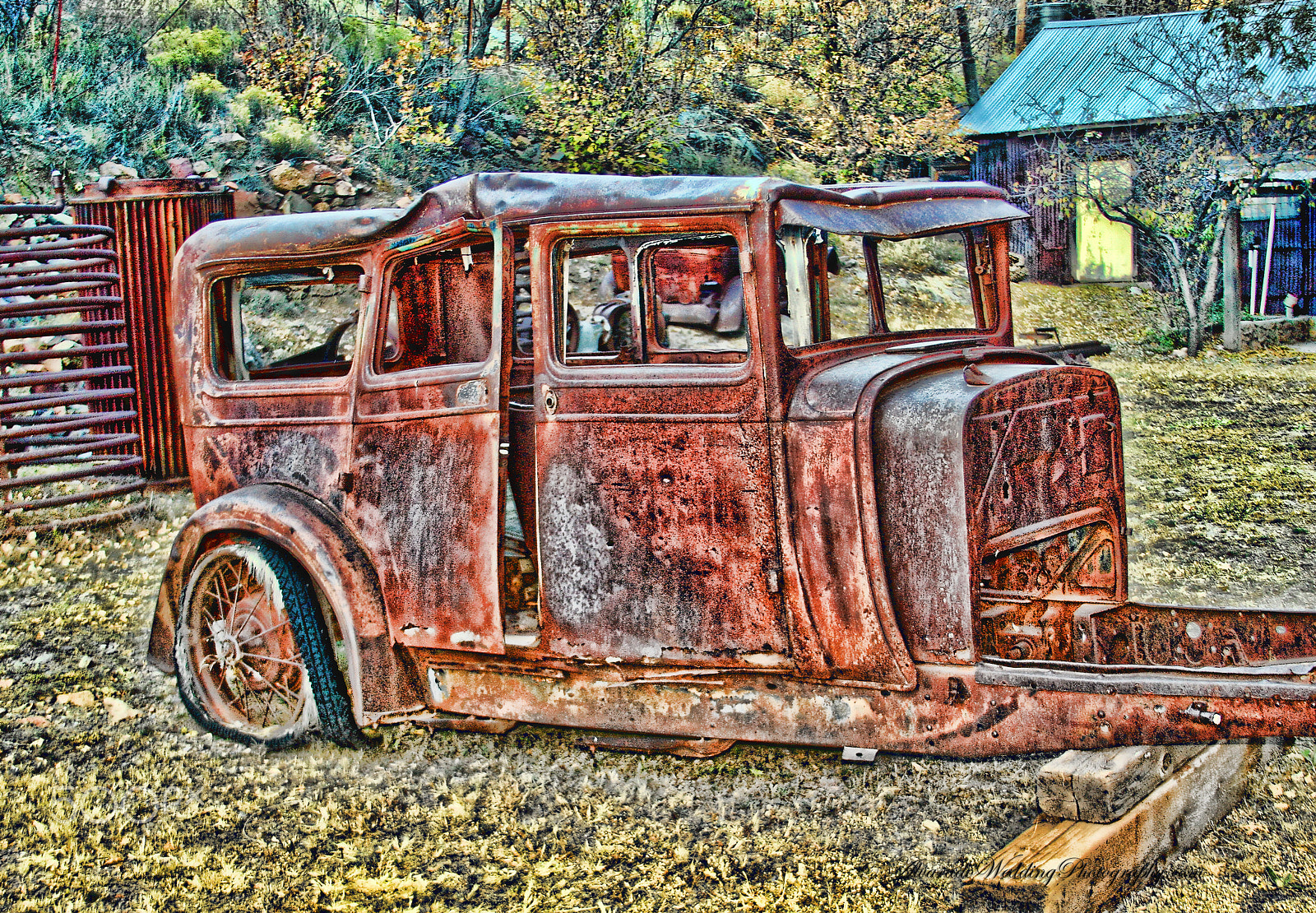 Canon EF 28-135mm F3.5-5.6 IS USM sample photo. Mogollon old car copyrrighted photography
