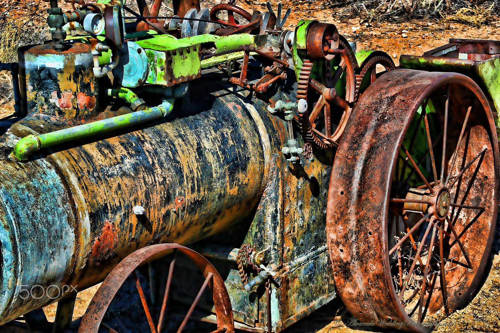 Canon EF 28-135mm F3.5-5.6 IS USM sample photo. Steam tractor photography