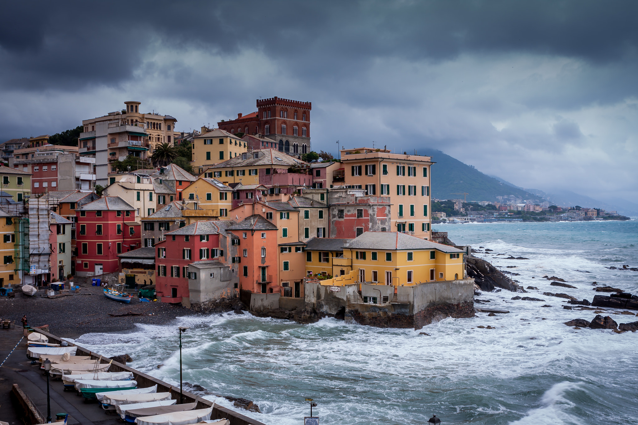 Canon EOS 40D + Canon EF 24-70mm F2.8L USM sample photo. Boccadasse - genoa photography