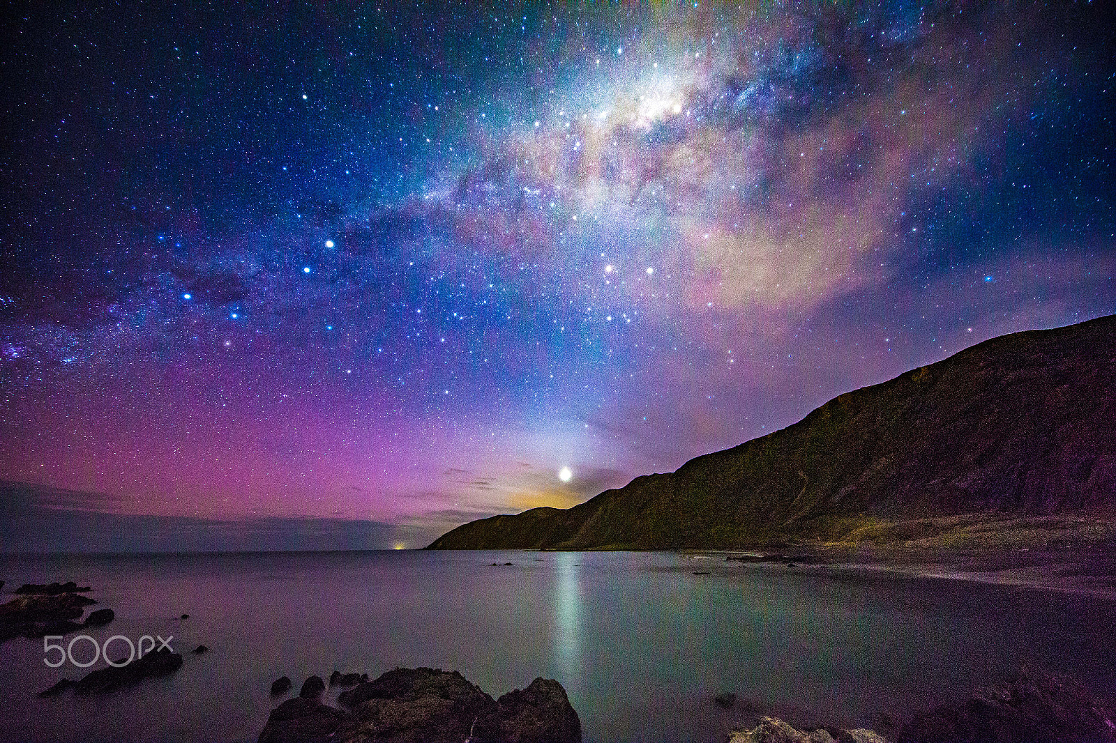 Canon EOS 6D + Canon EF 11-24mm F4L USM sample photo. Red rocks aurora photography