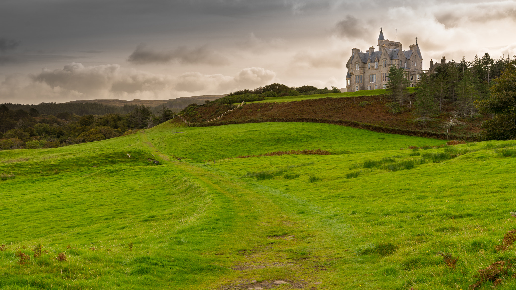 Sony a7 sample photo. Glengorm castle - 1 photography