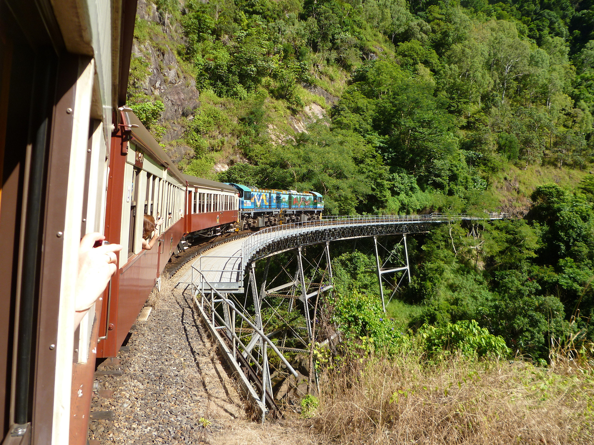 Panasonic DMC-FH20 sample photo. Kuranda train photography