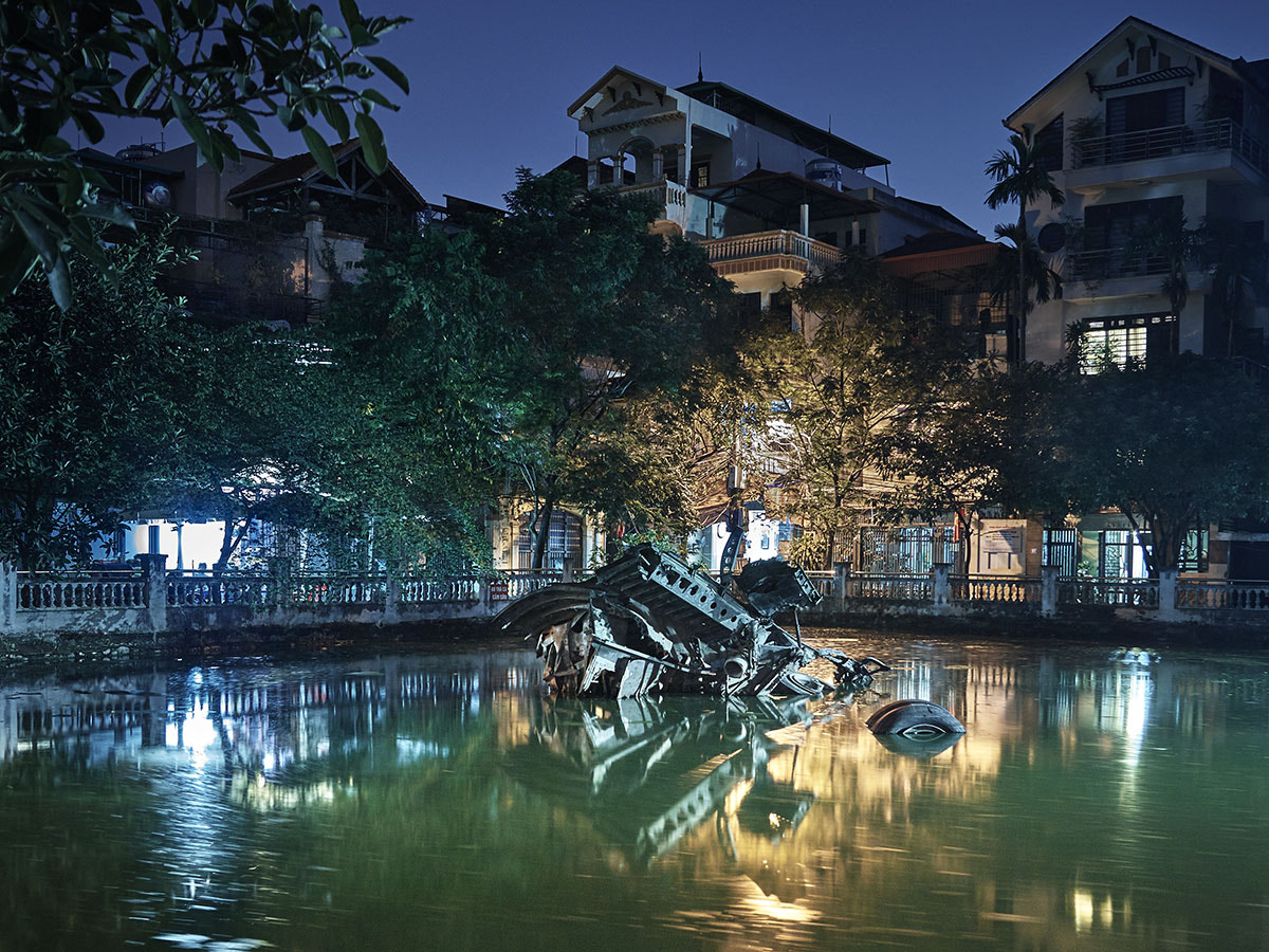 Phase One IQ260 sample photo. B 52 debris fallen from sky on that spot in hanoi 1972 photography