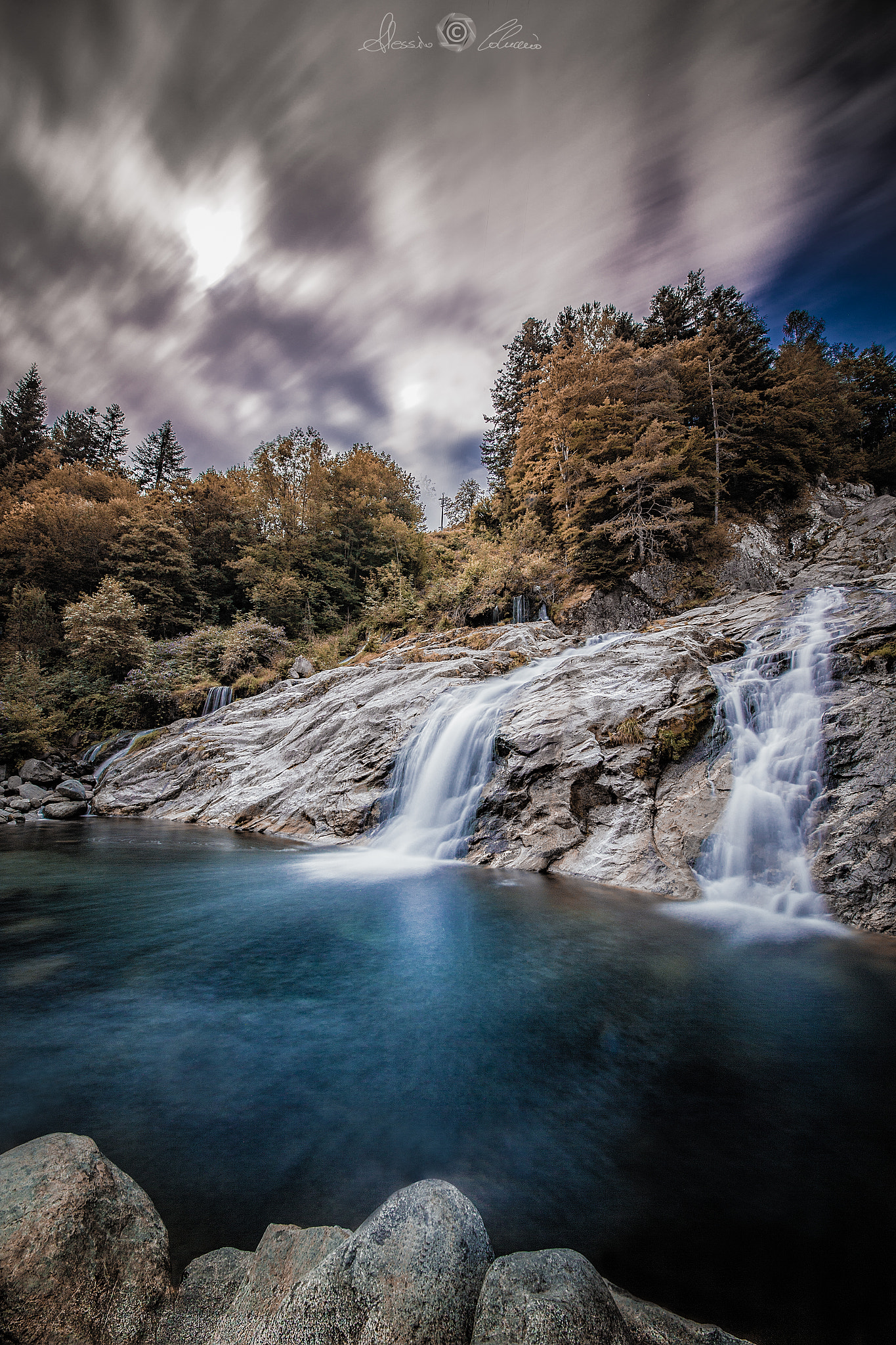 Canon EOS-1D X sample photo. Malesco's waterfall photography