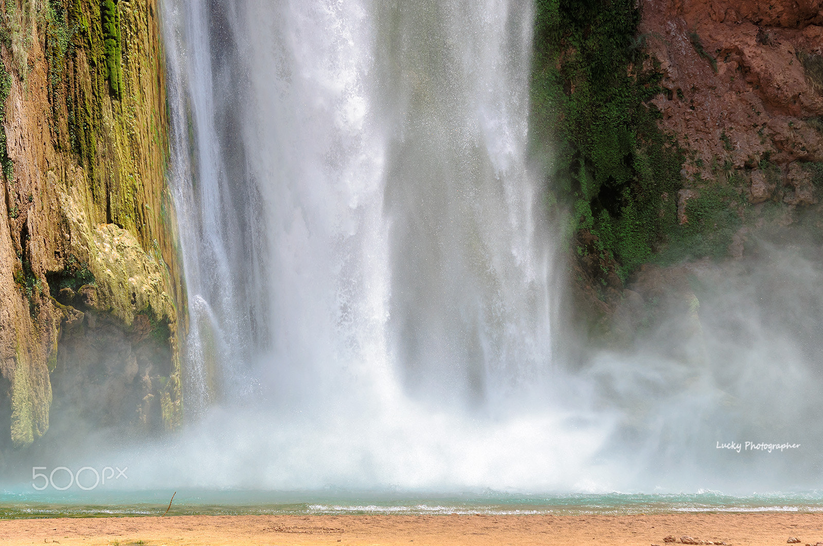 Nikon D90 sample photo. Beautiful waterfall photography