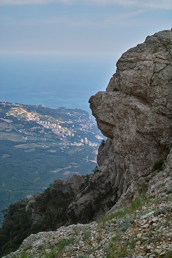 Sigma DP2 sample photo. The monkey head rock. photography