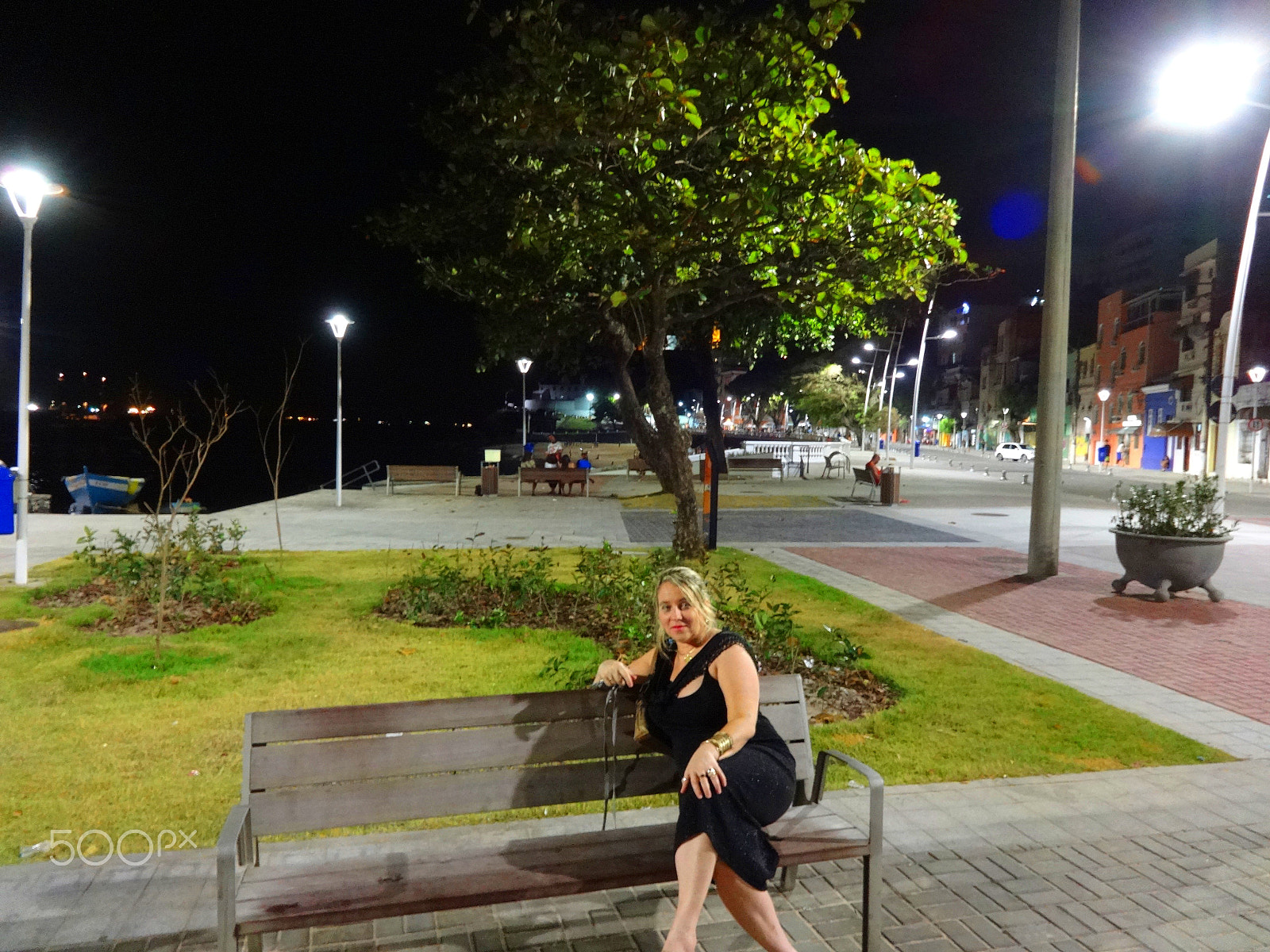 Sony Cyber-shot DSC-WX80 sample photo. Sentada de madrugada no porto da barra photography