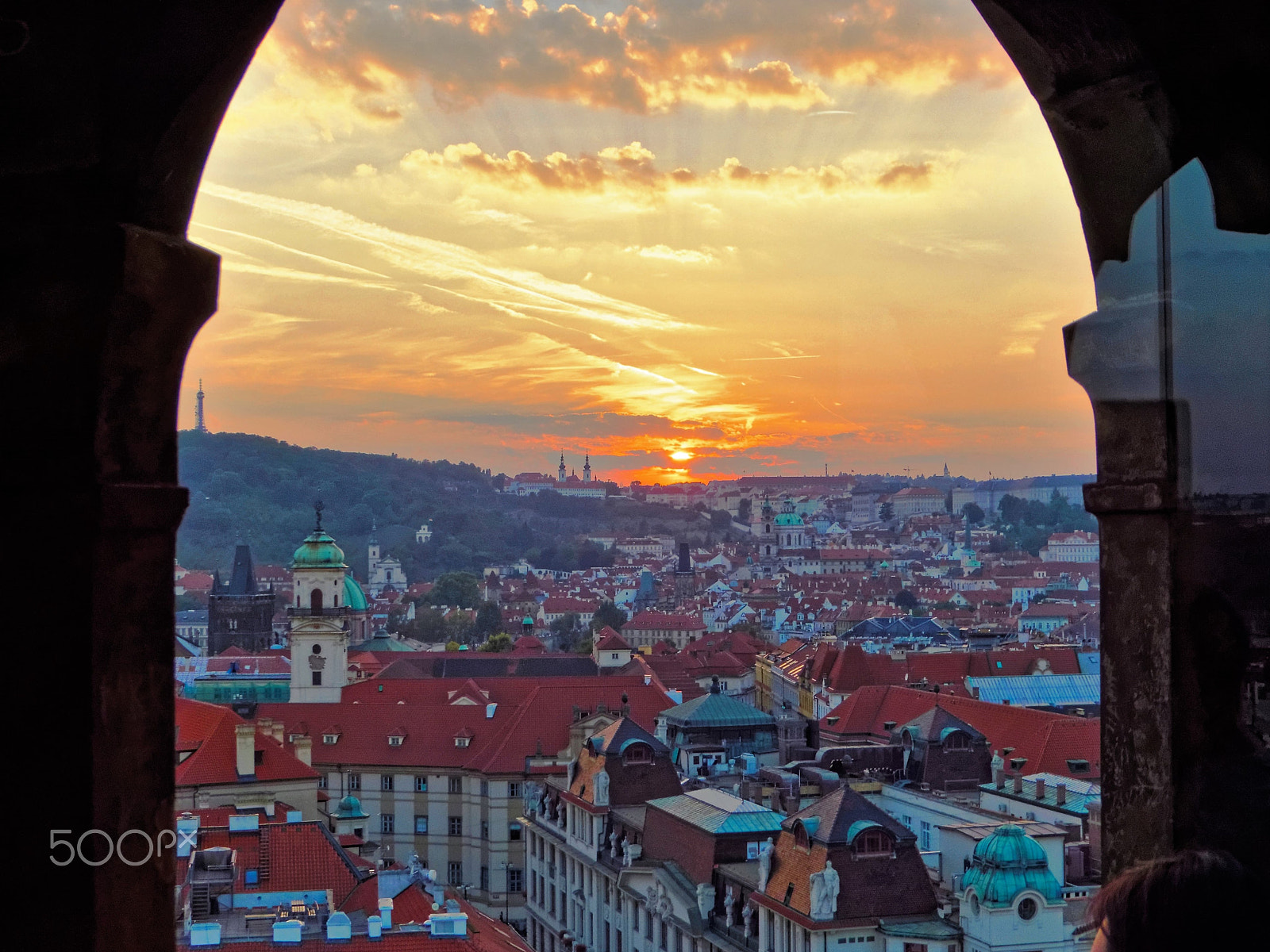 Panasonic Lumix DMC-ZS50 (Lumix DMC-TZ70) sample photo. Views from prague clock tower photography