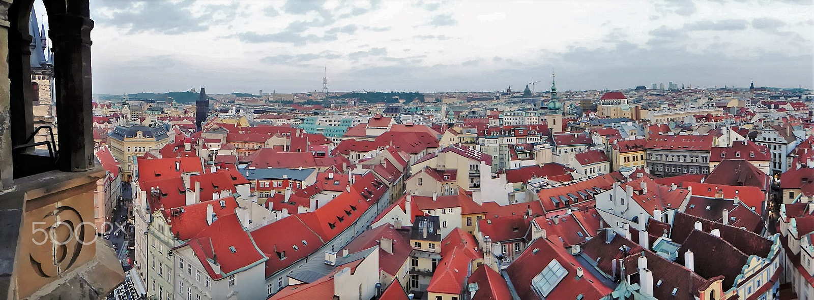 Panasonic Lumix DMC-ZS50 (Lumix DMC-TZ70) sample photo. Views from prague clock tower photography