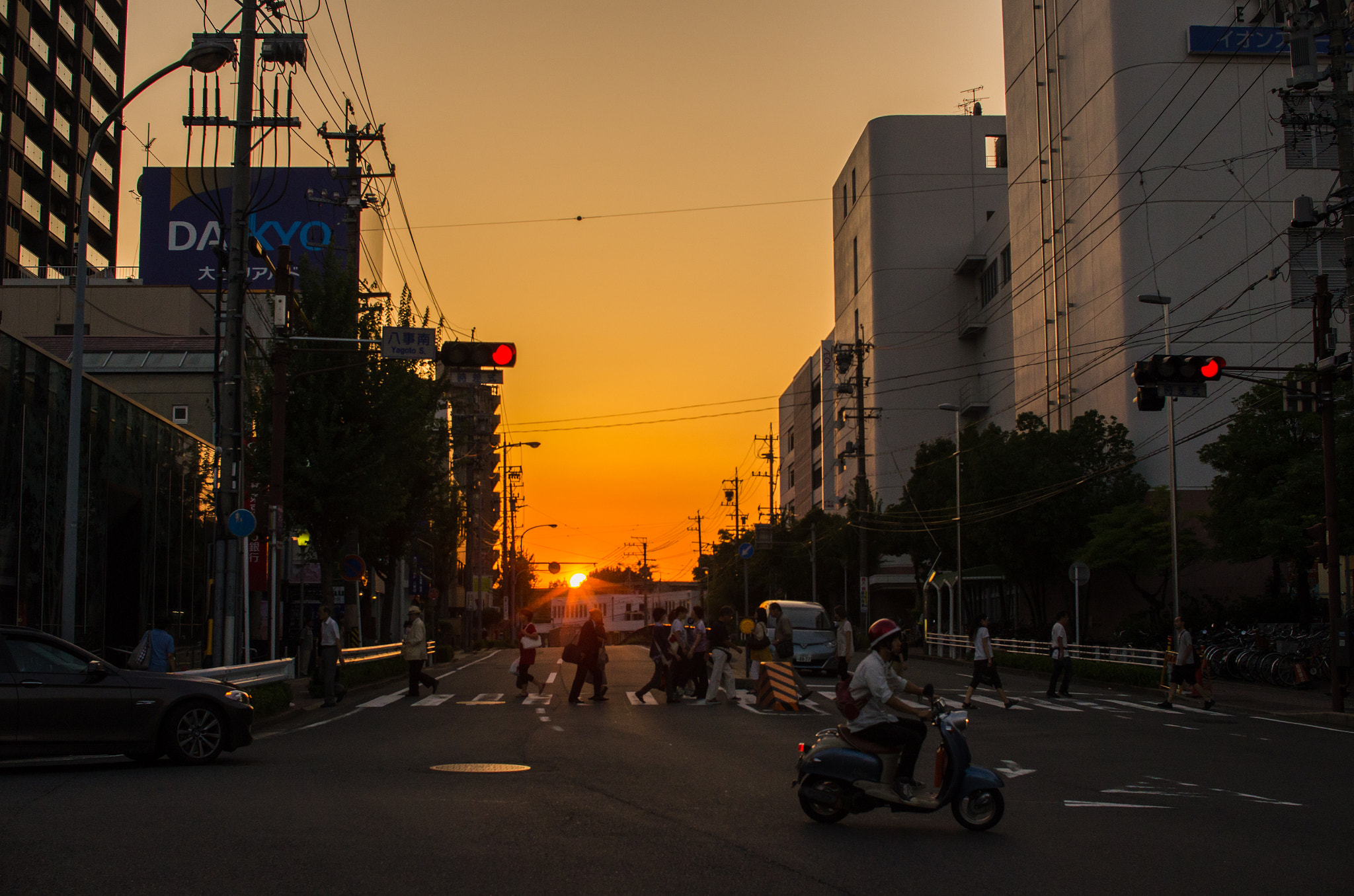 Nikon D7000 + Sigma 30mm F1.4 EX DC HSM sample photo. Sunset in my home town photography