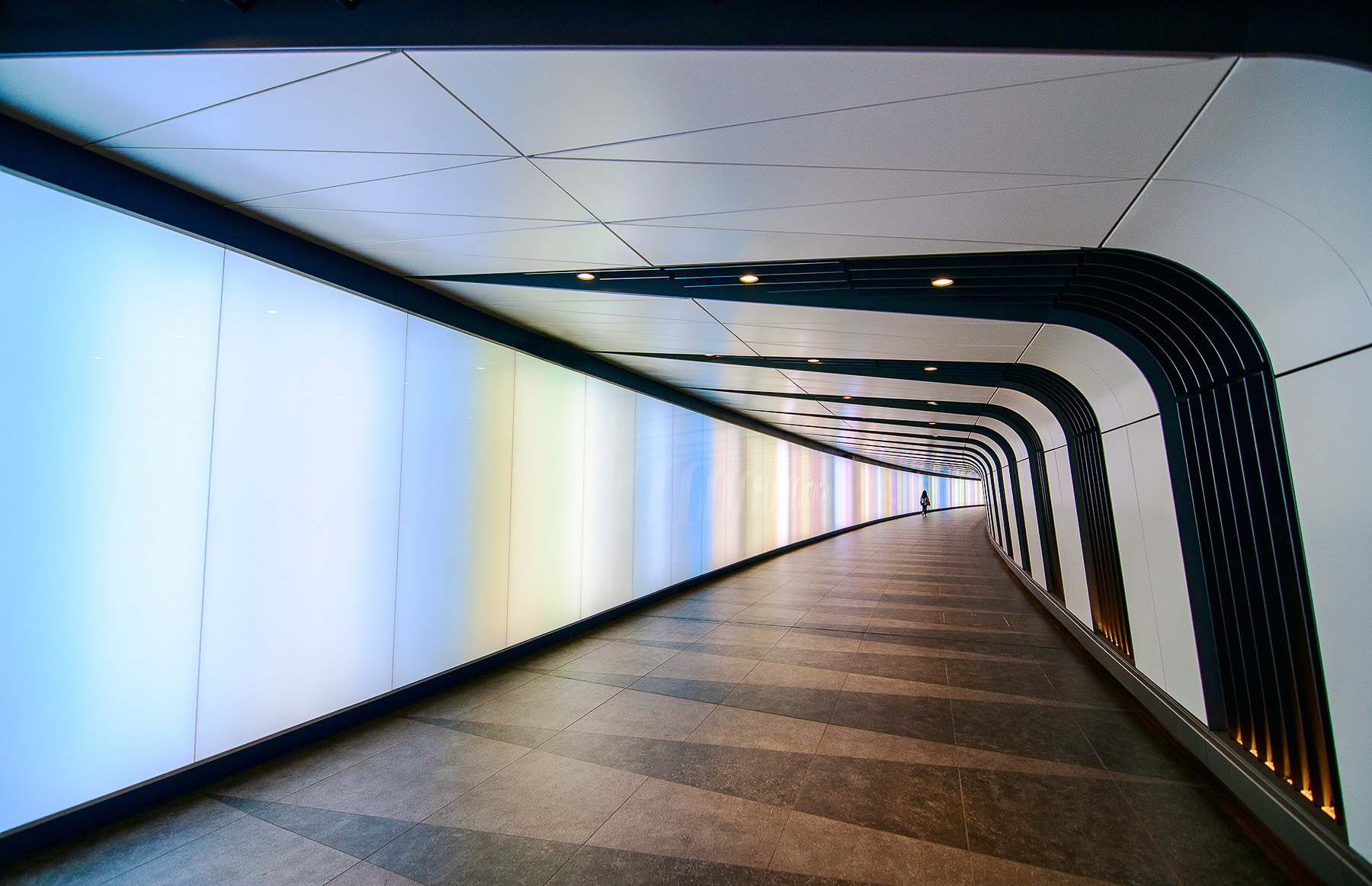 Nikon D300 sample photo. Tunel de luz photography